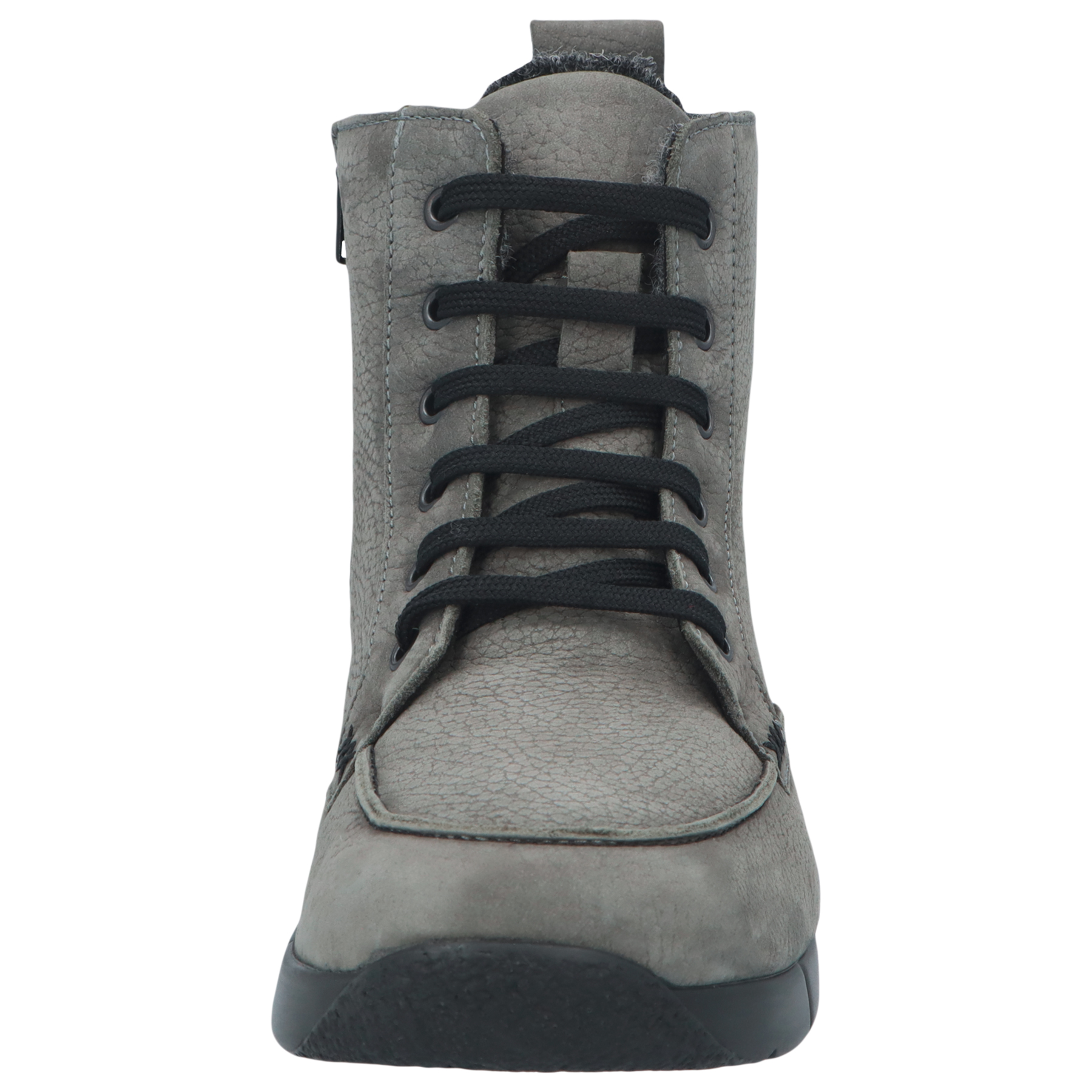 graue stiefeletten vorderansicht