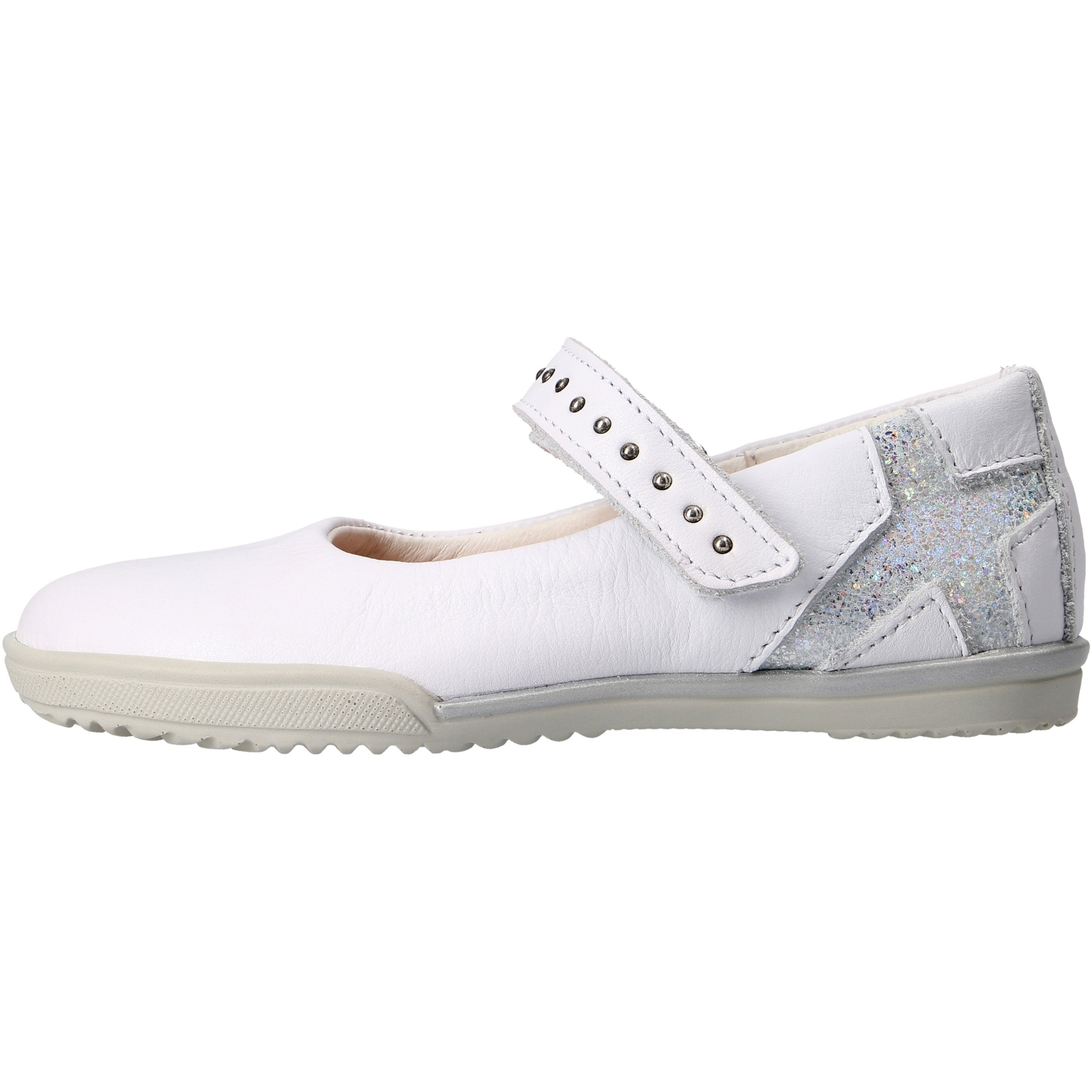 weiße ballerina seitenansicht links