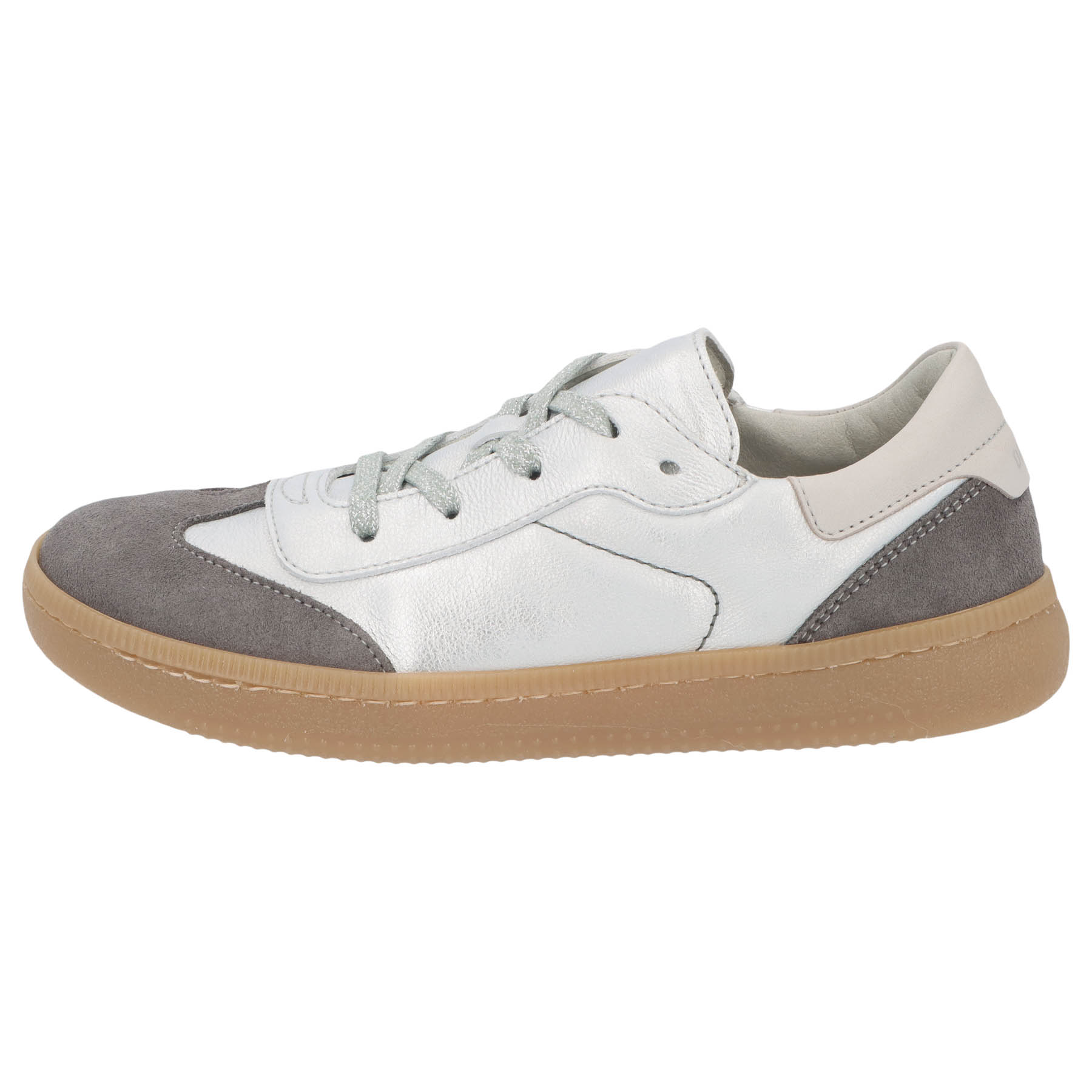 weiße halbschuh seitenansicht links