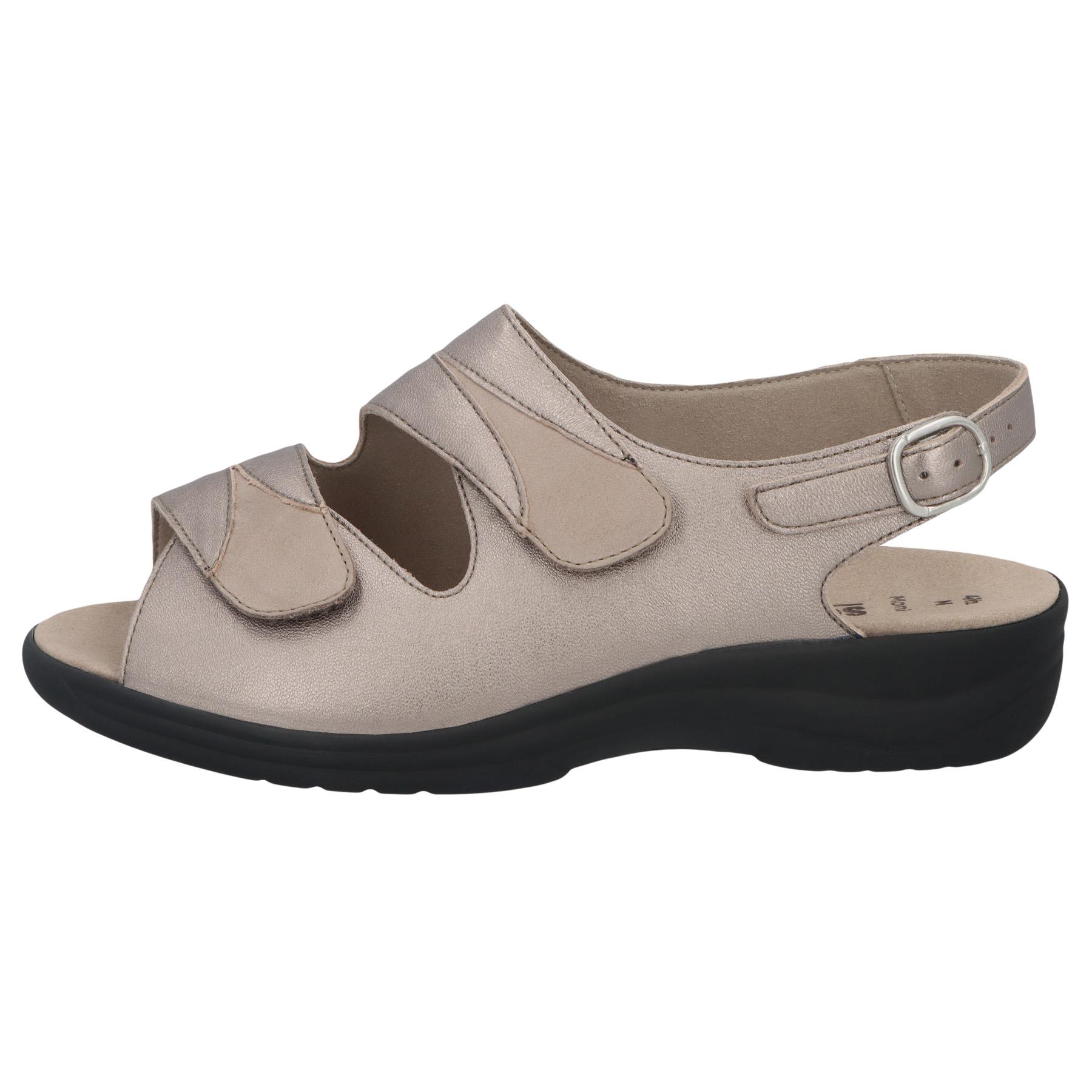 graue sandale seitenansicht links