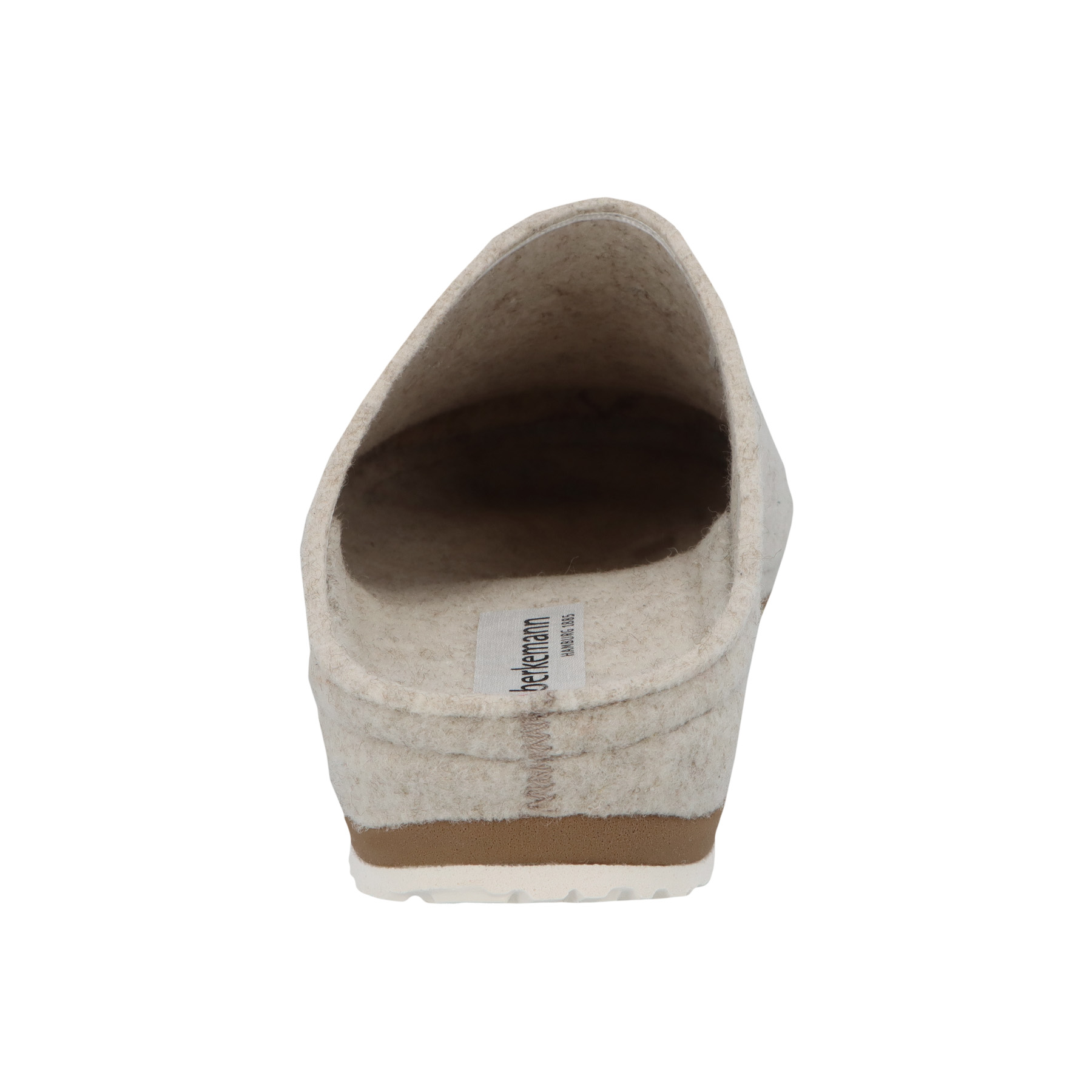 graue hausschuhe hinteransicht