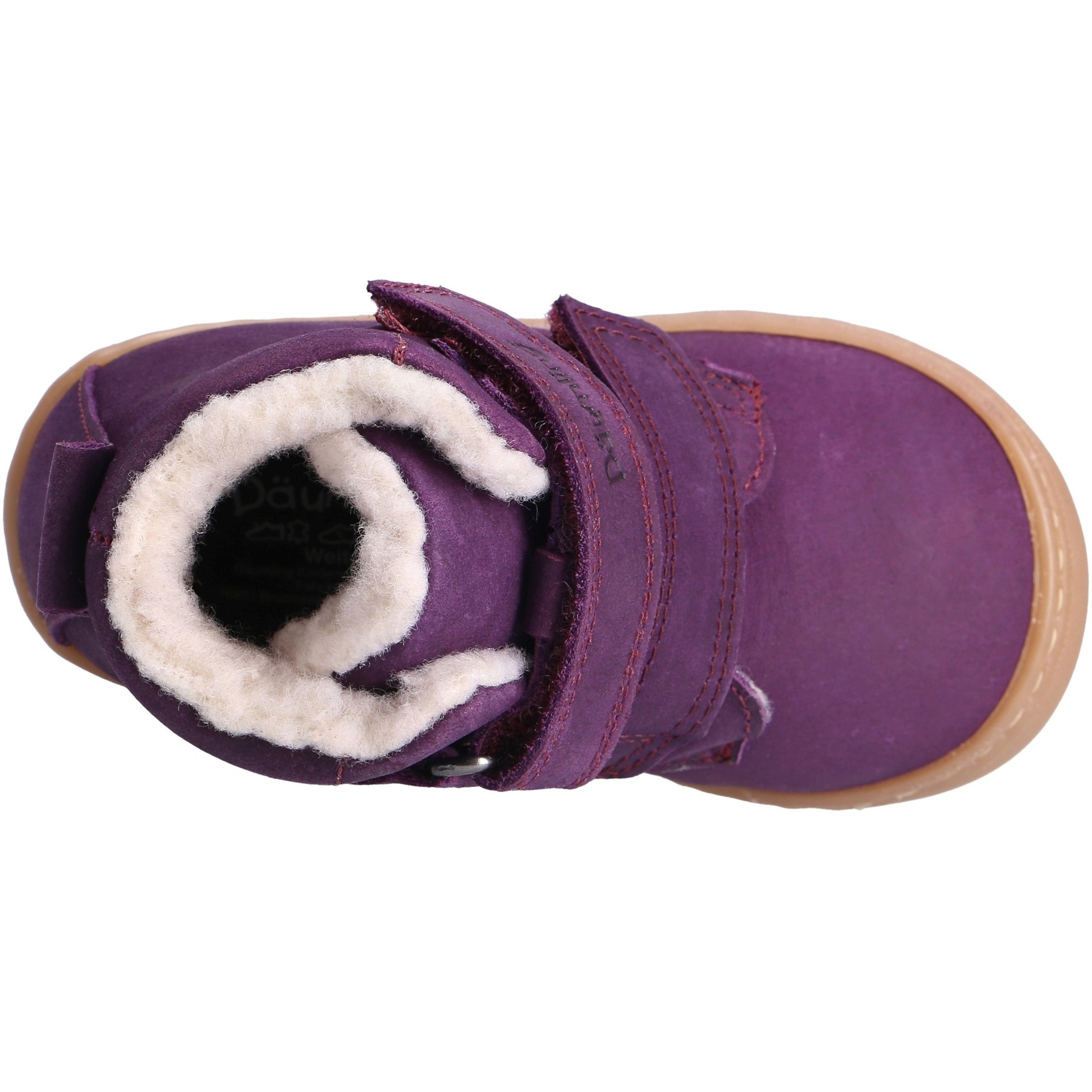 rote lauflernschuhe draufsicht