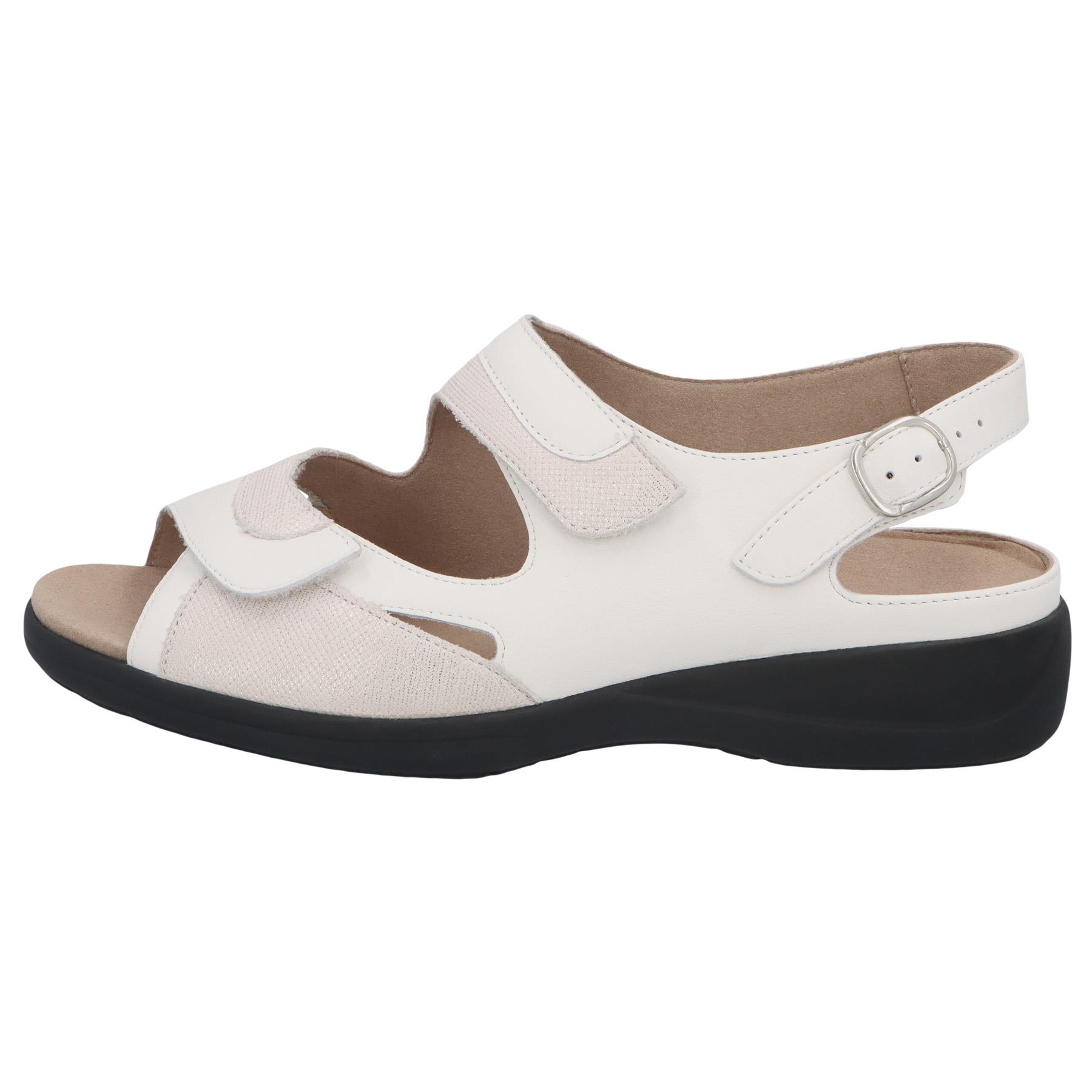 weiße sandale seitenansicht links