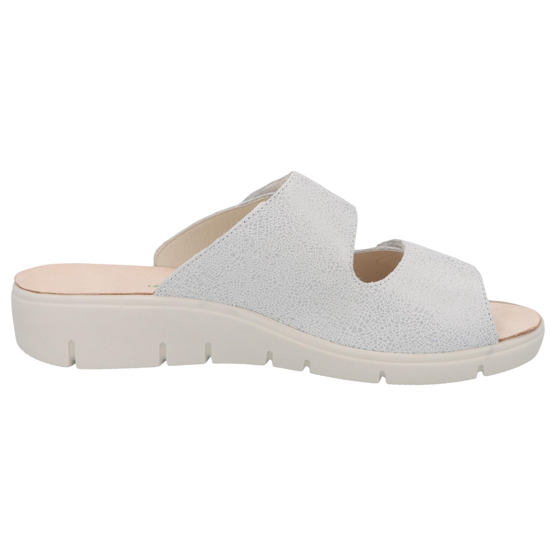 weiße pantolette seitenansicht rechts