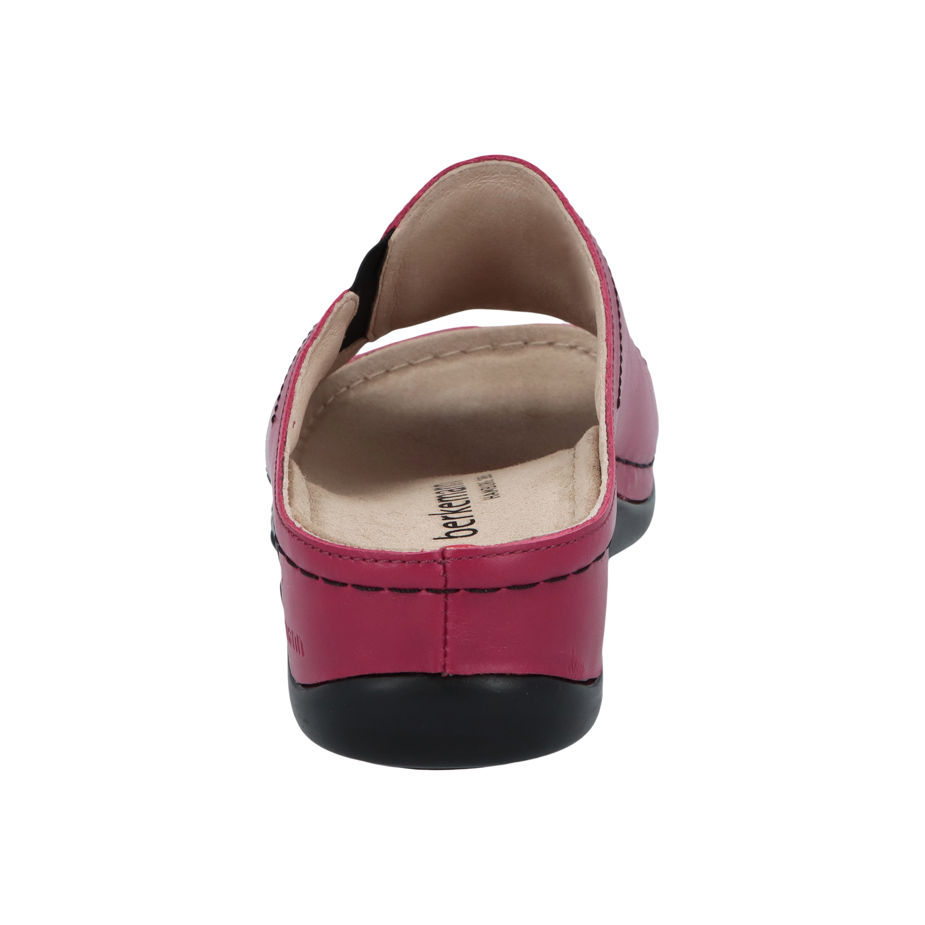 rote pantolette hinteransicht