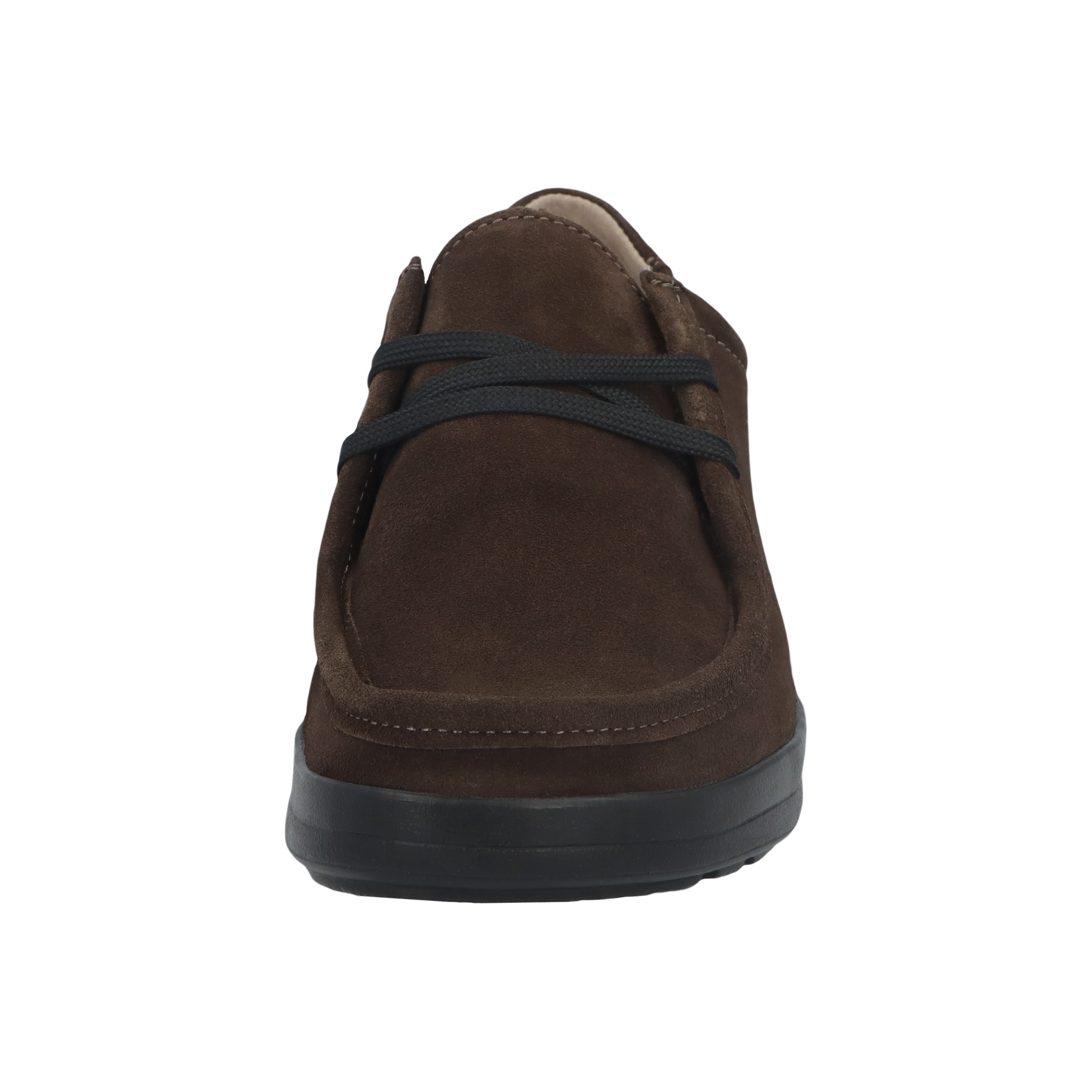 braune halbschuh vorderansicht