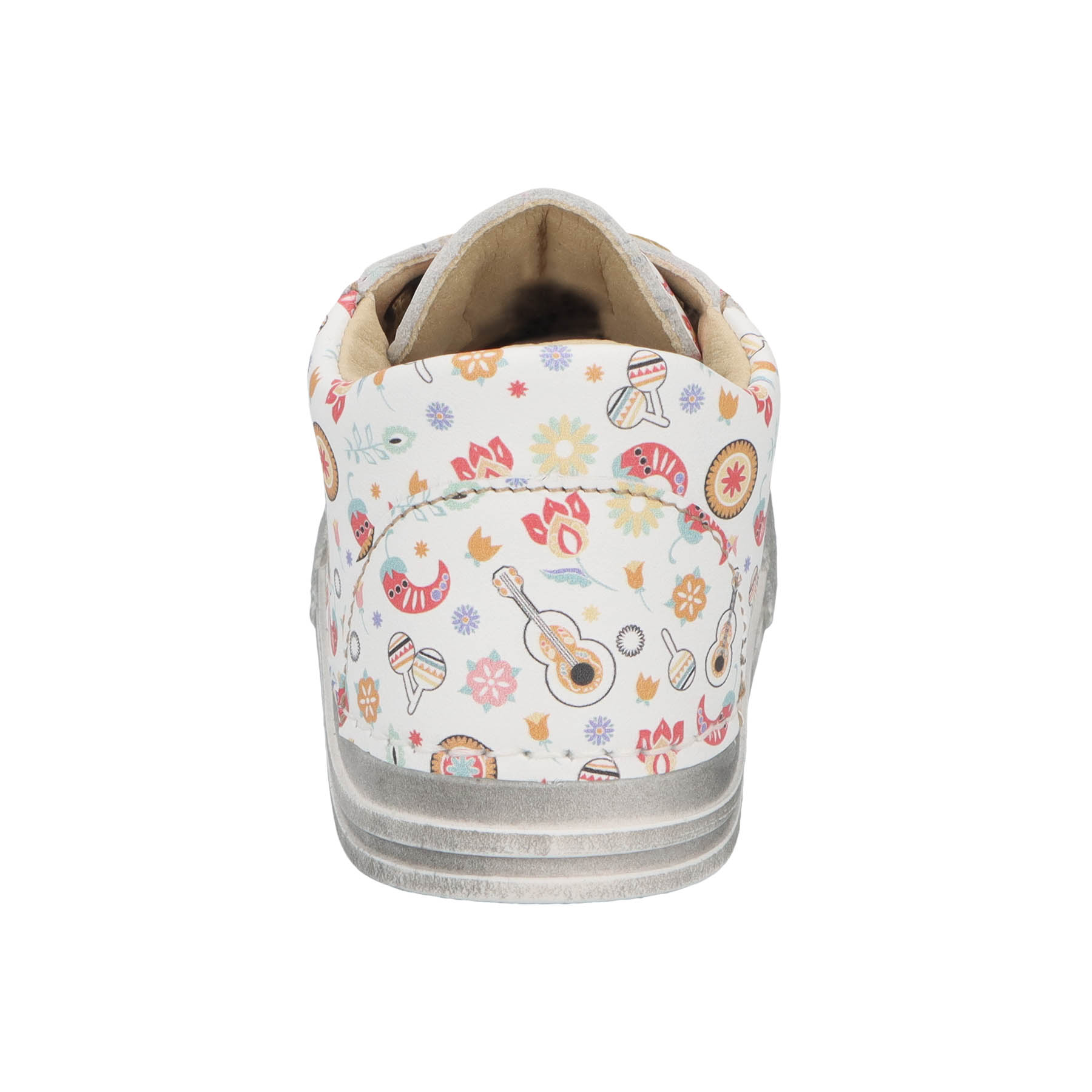 mehrfarbige lauflernschuhe hinteransicht