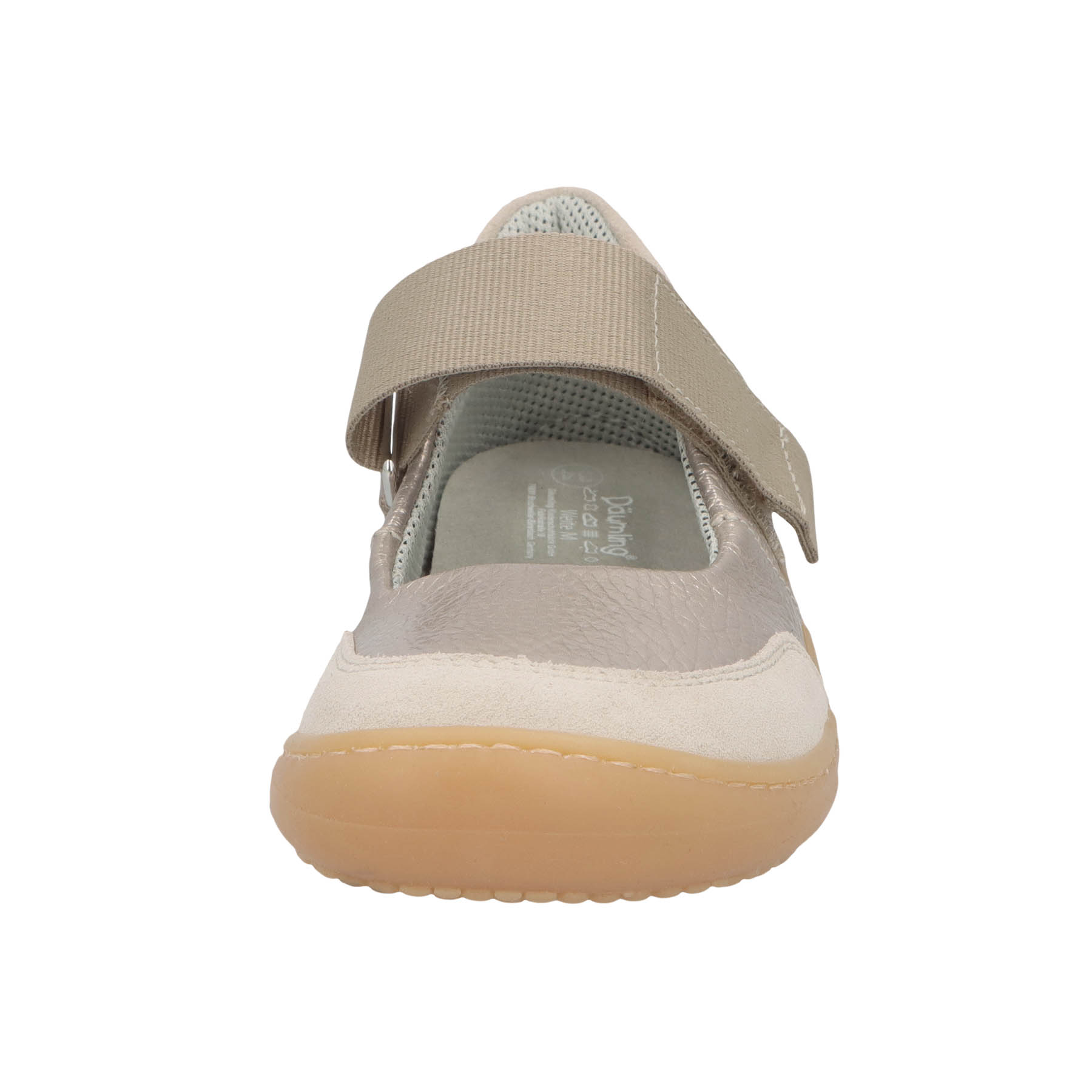 braune lauflernschuhe vorderansicht