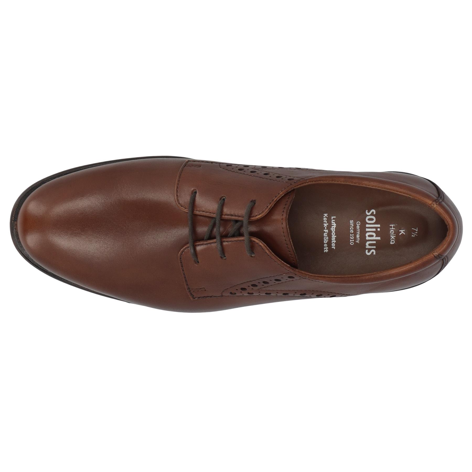 braune halbschuh draufsicht