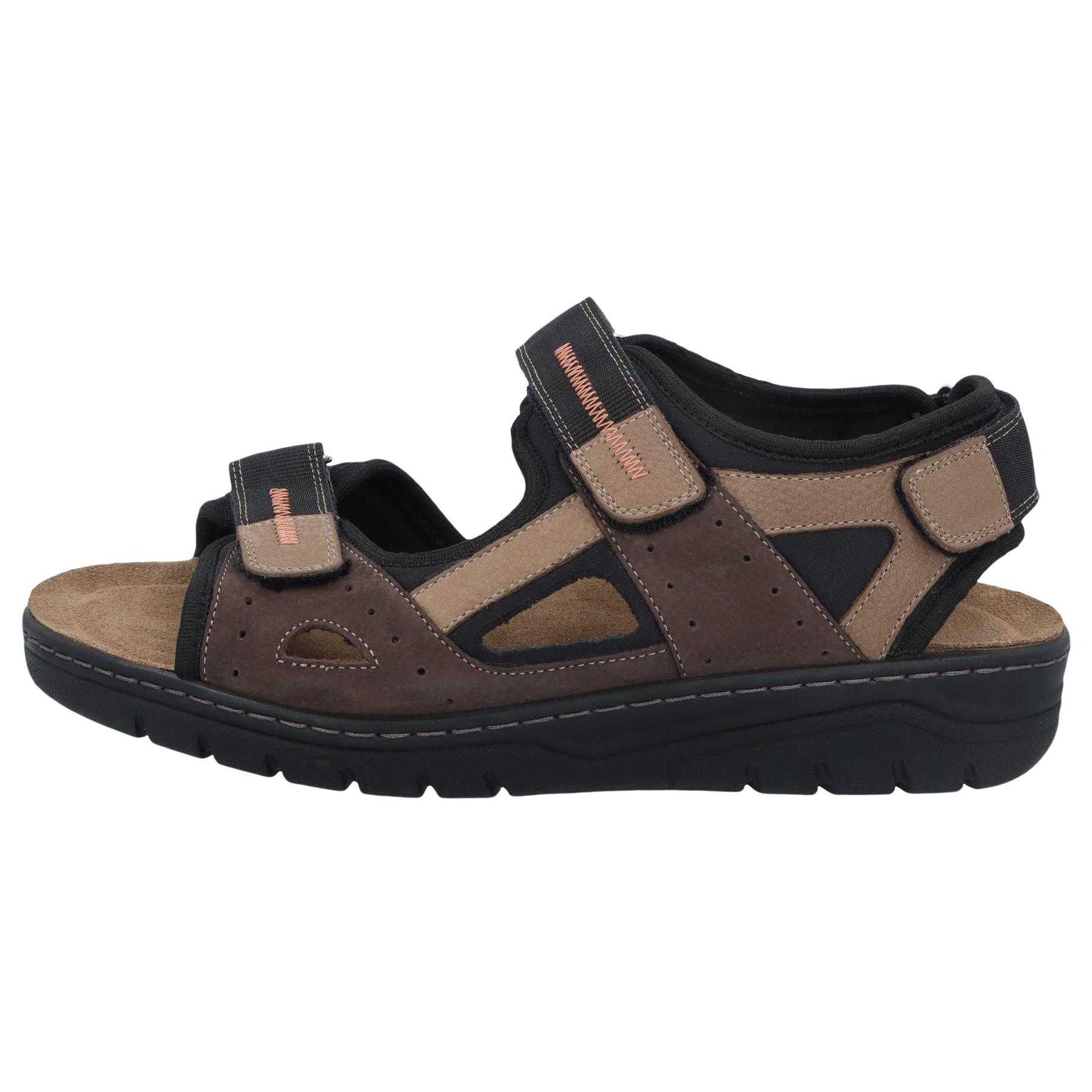 braune sandale seitenansicht links