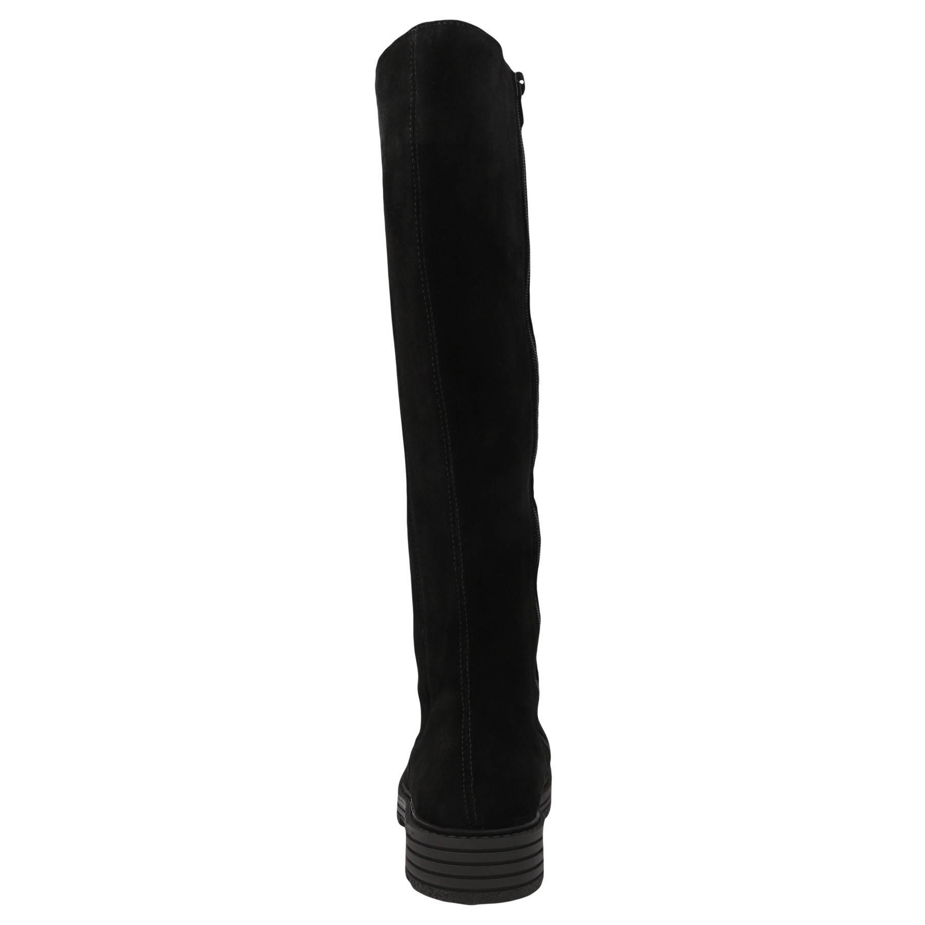 schwarze stiefel hinteransicht