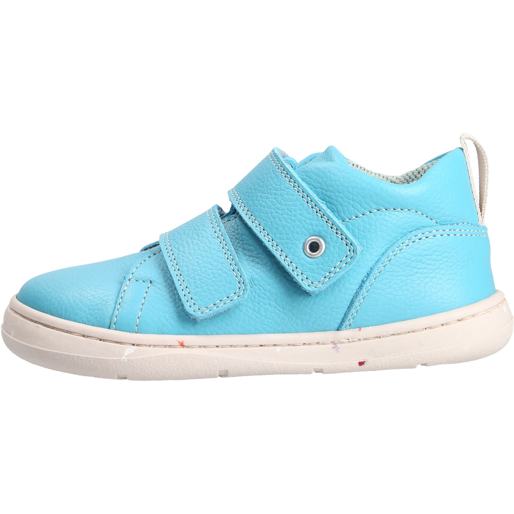 blaue lauflernschuhe seitenansicht links