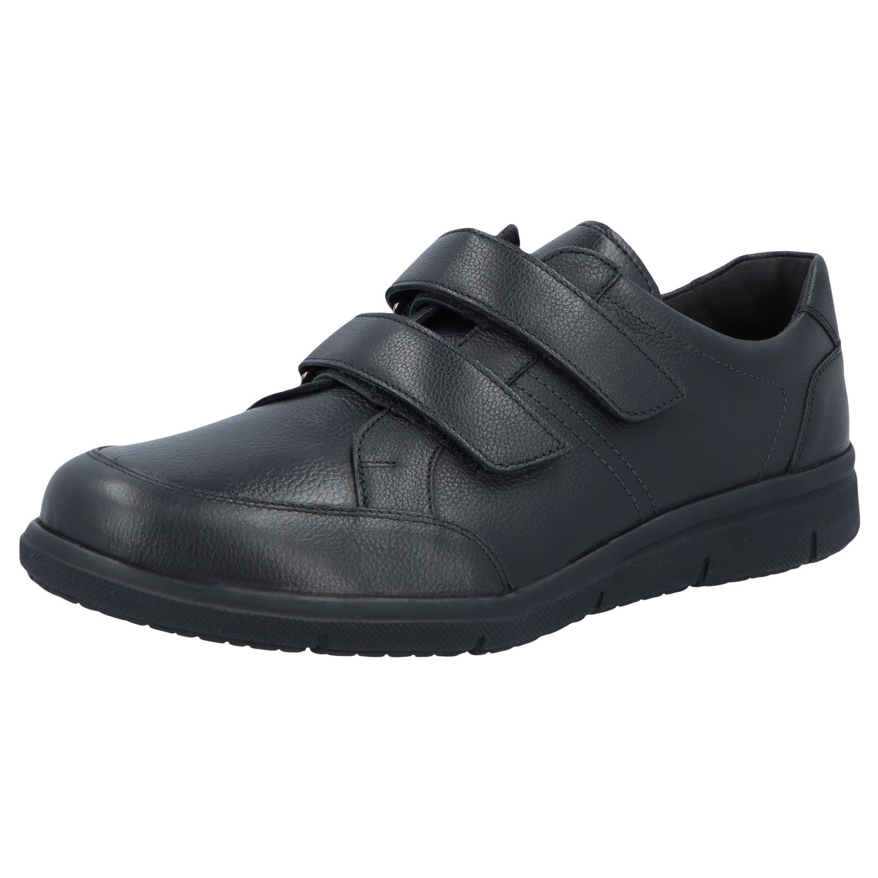schwarze slipper 3-4 ansicht