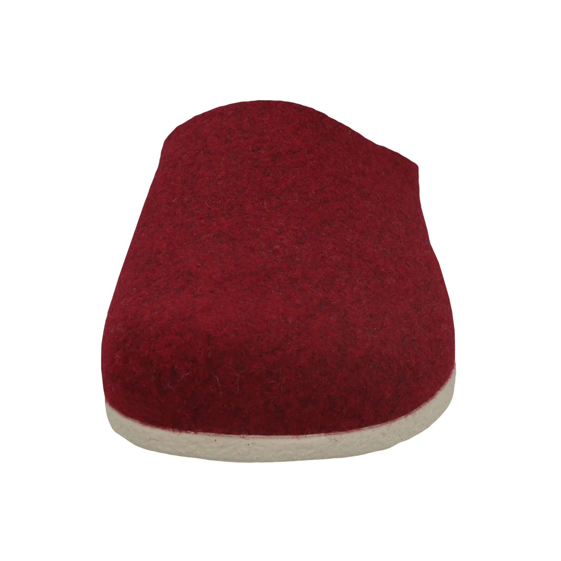 rote hausschuhe vorderansicht