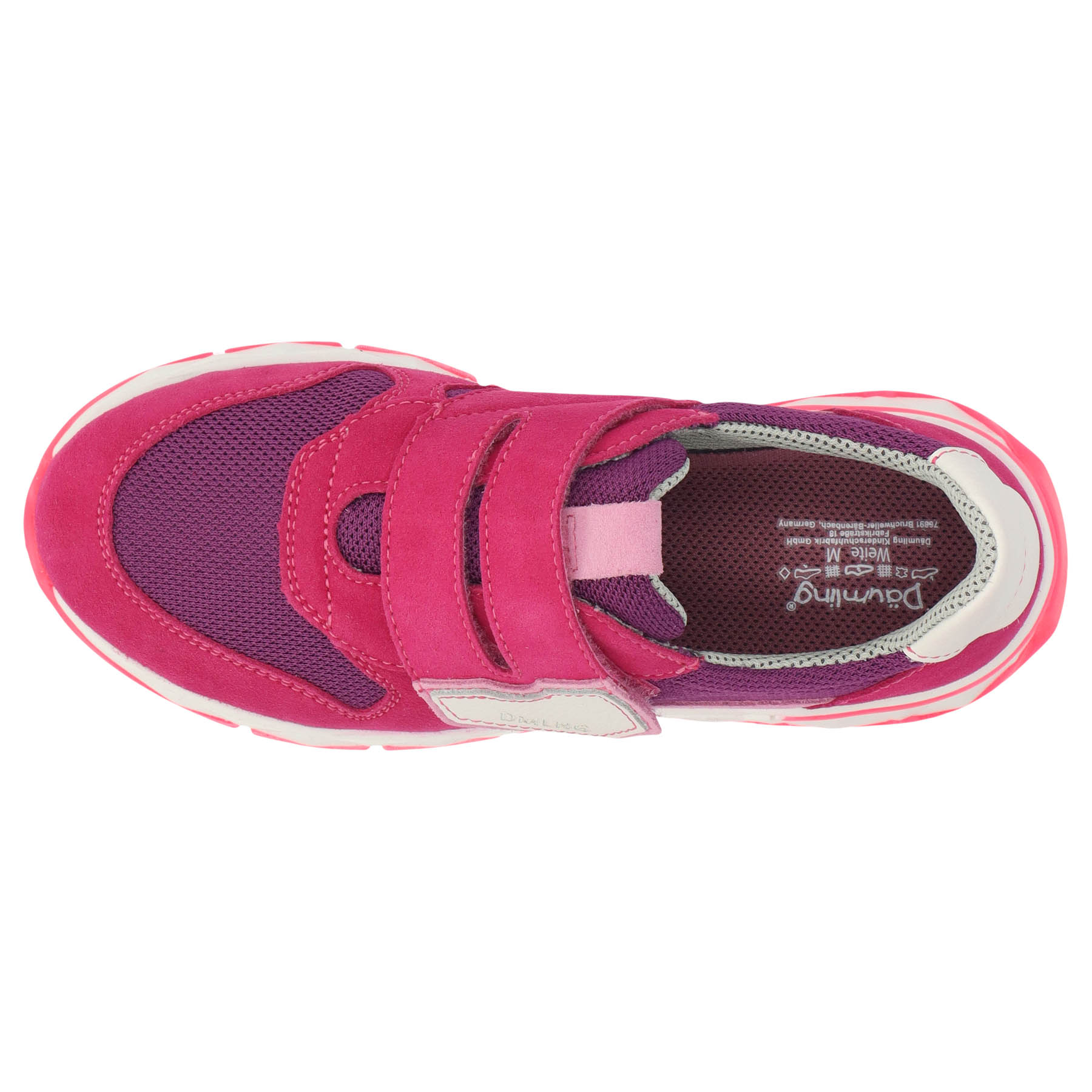 rote sneaker draufsicht