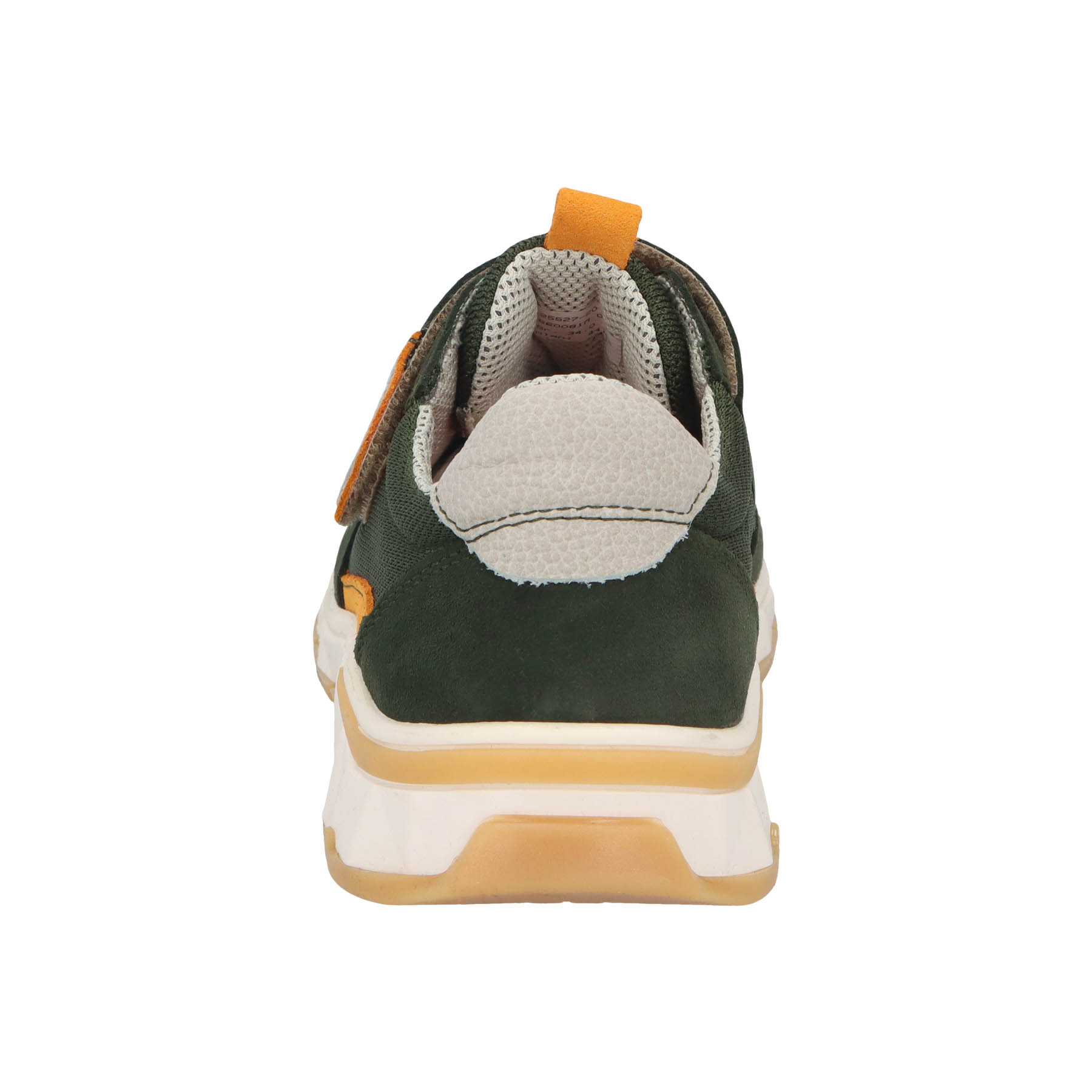 grüne halbschuh hinteransicht