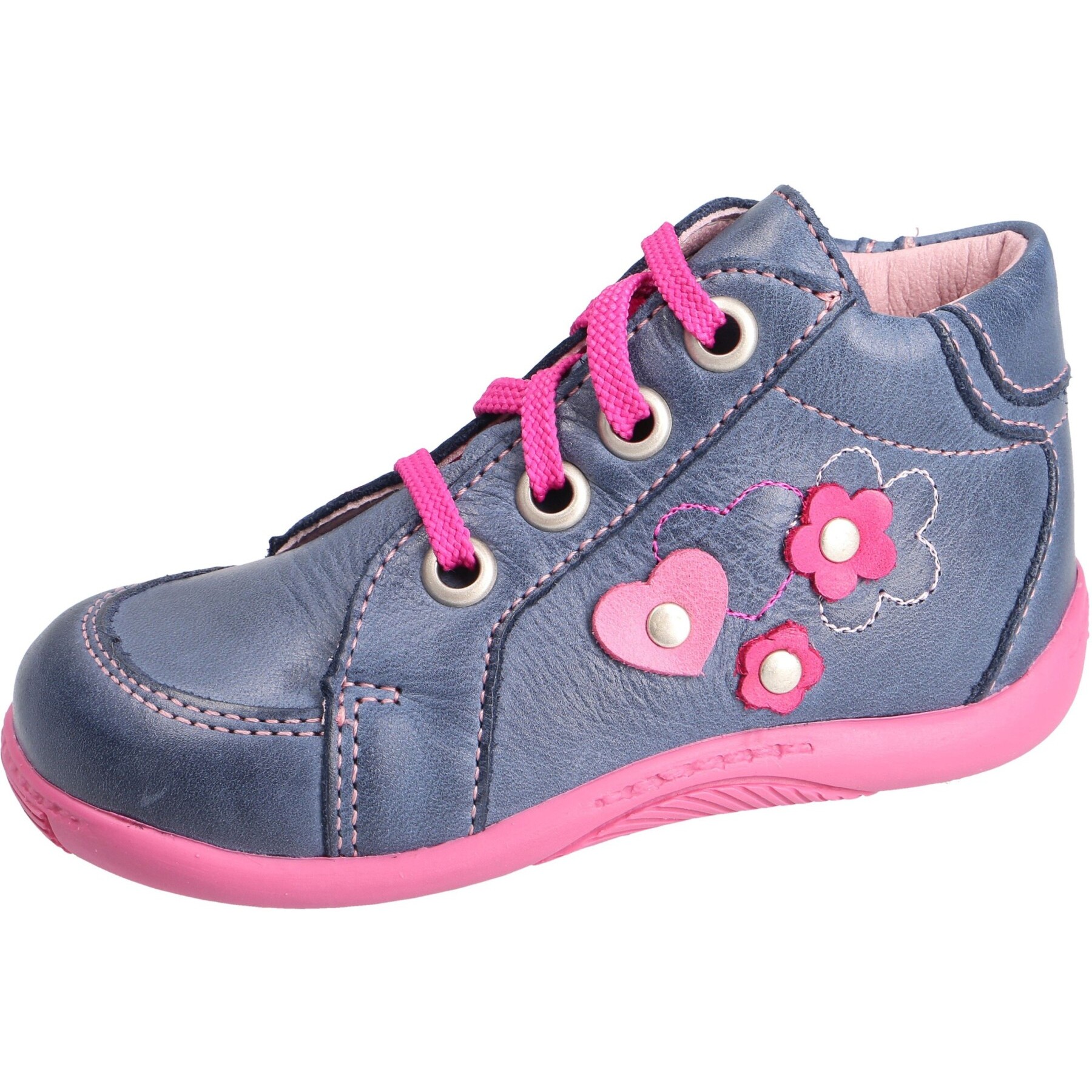 blaue lauflernschuhe 3-4 ansicht