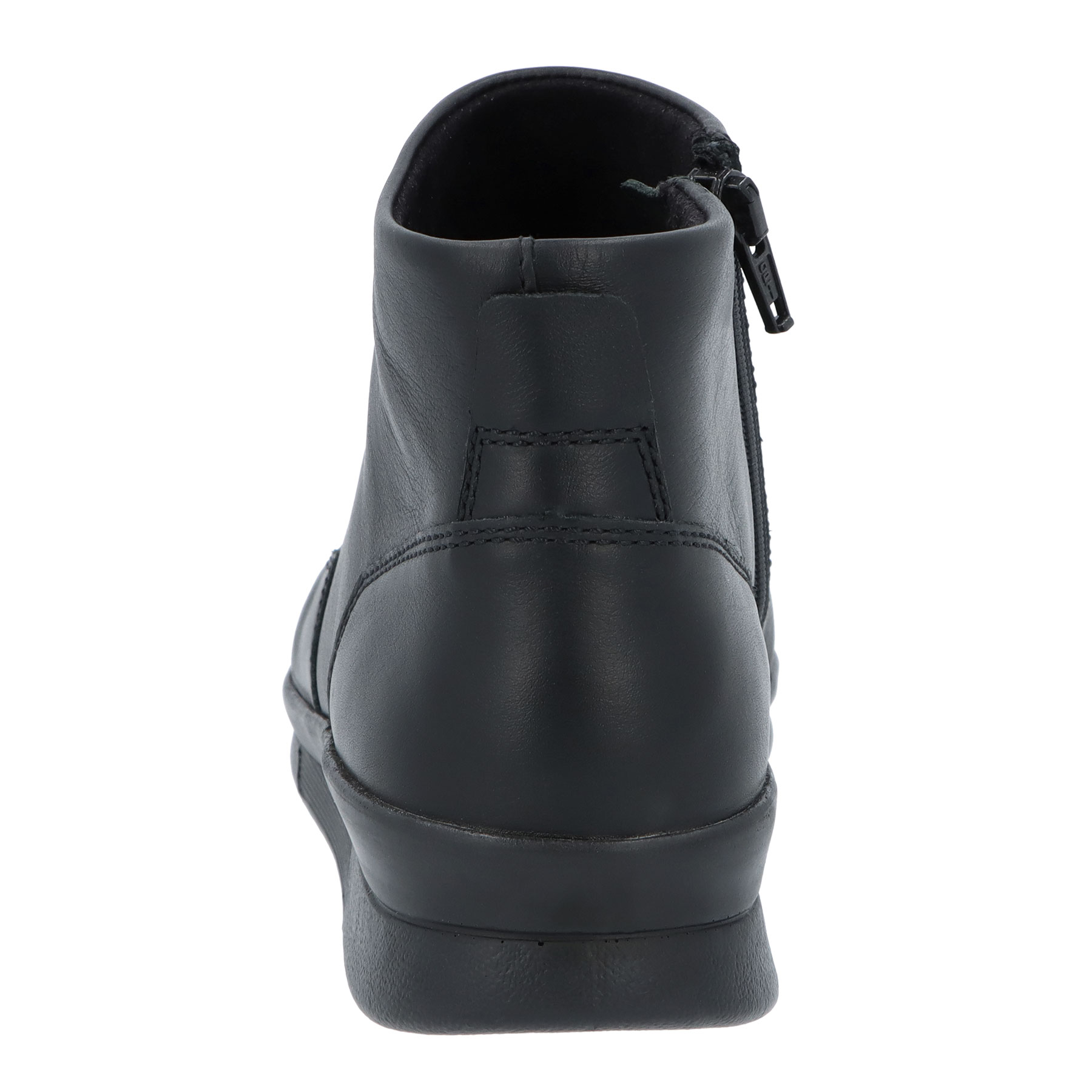 schwarze stiefeletten hinteransicht