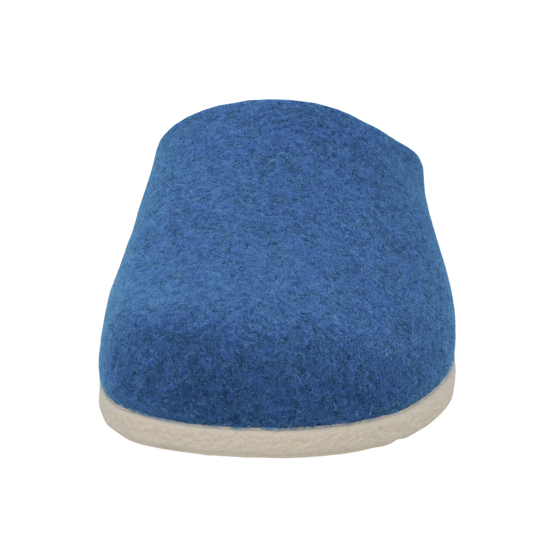 blaue hausschuhe vorderansicht