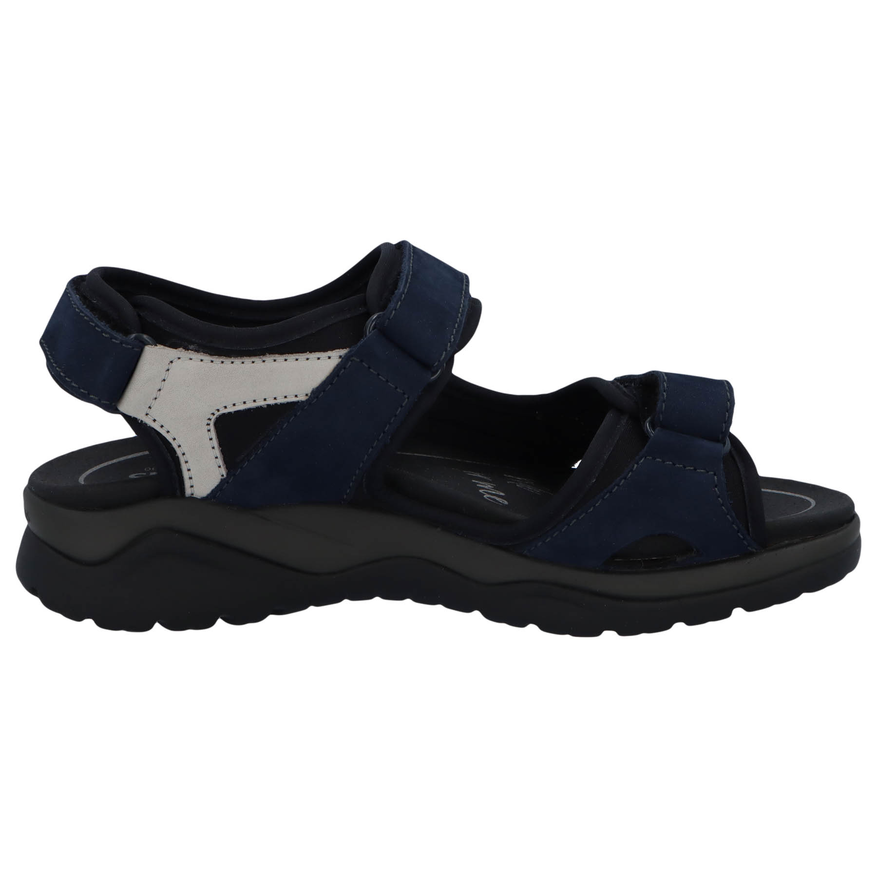 blaue sandale seitenansicht rechts