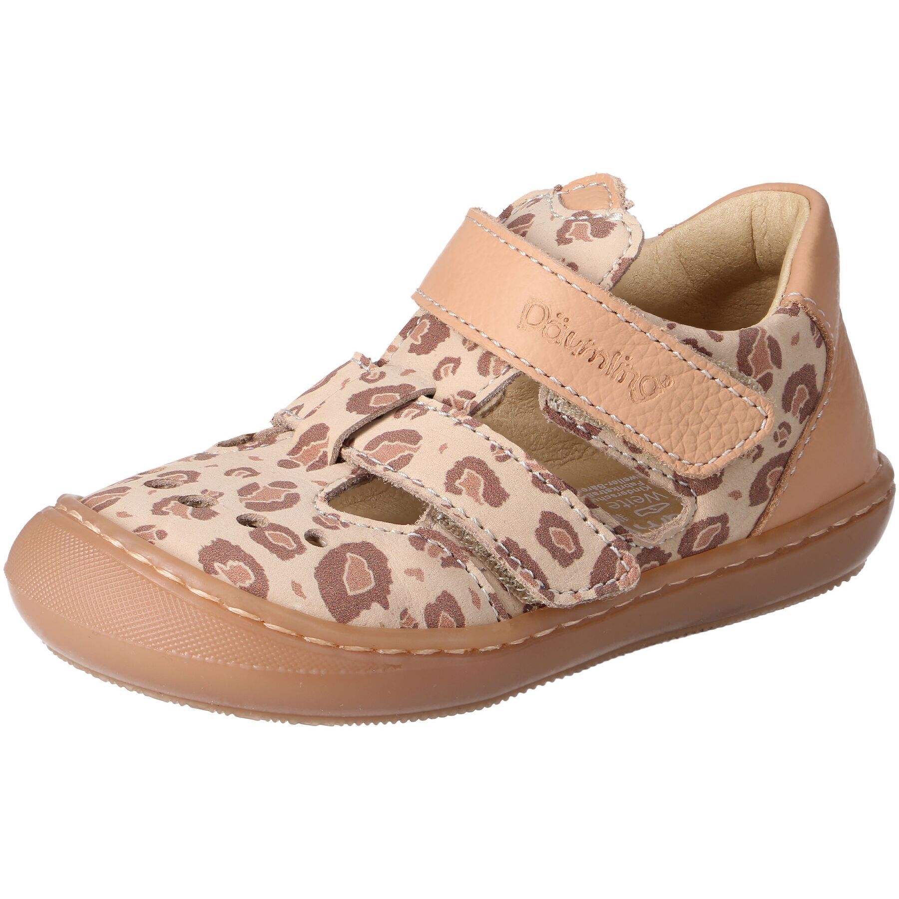 Leder beige Leo Kaltfutter