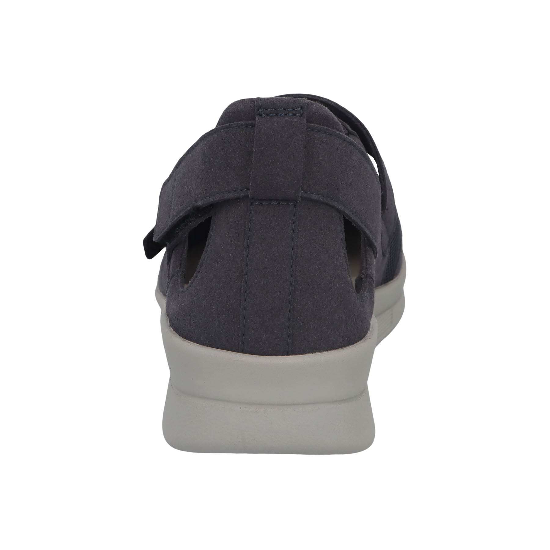 graue halbschuh hinteransicht