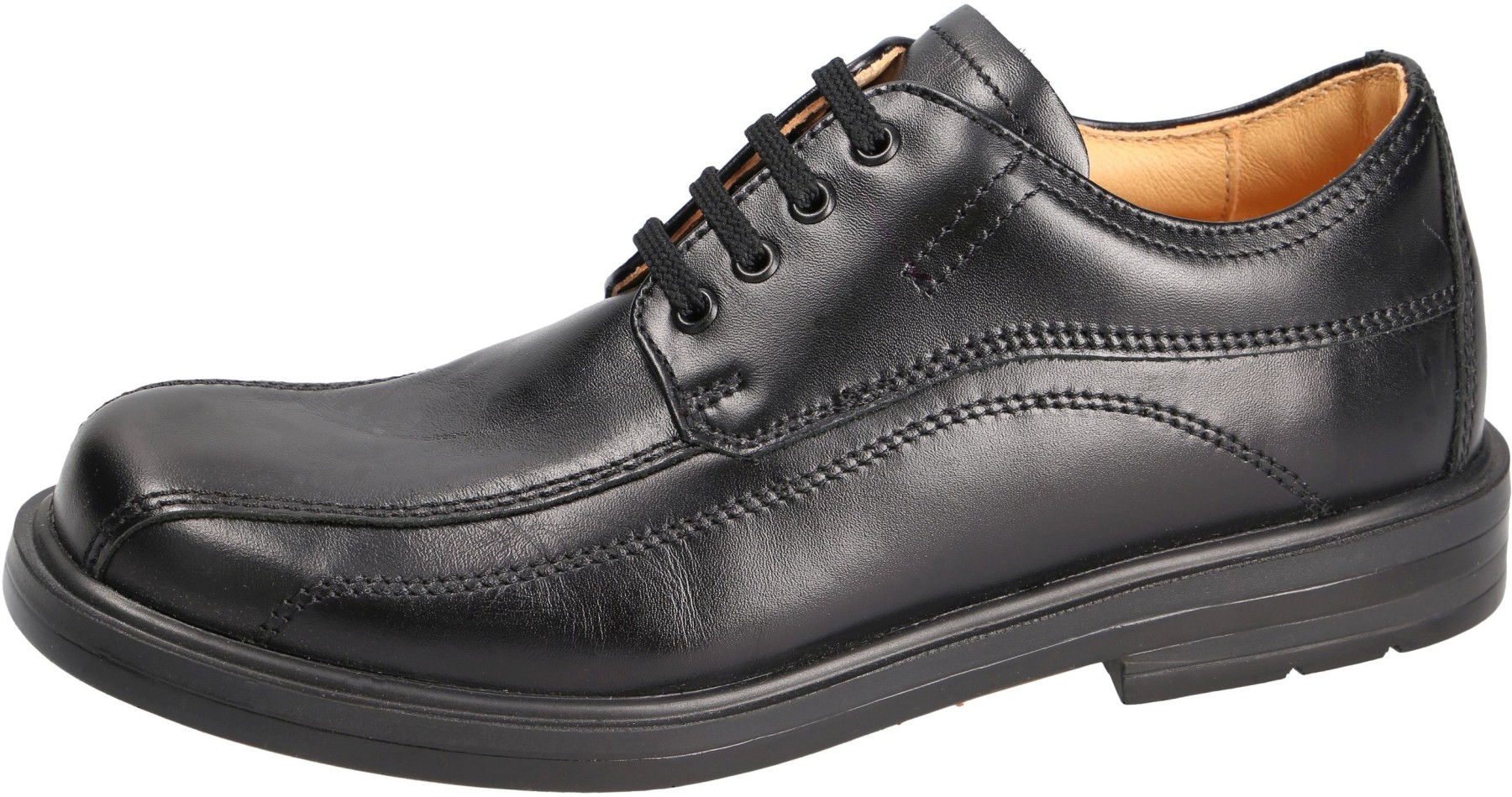 schwarze halbschuh 3-4 ansicht