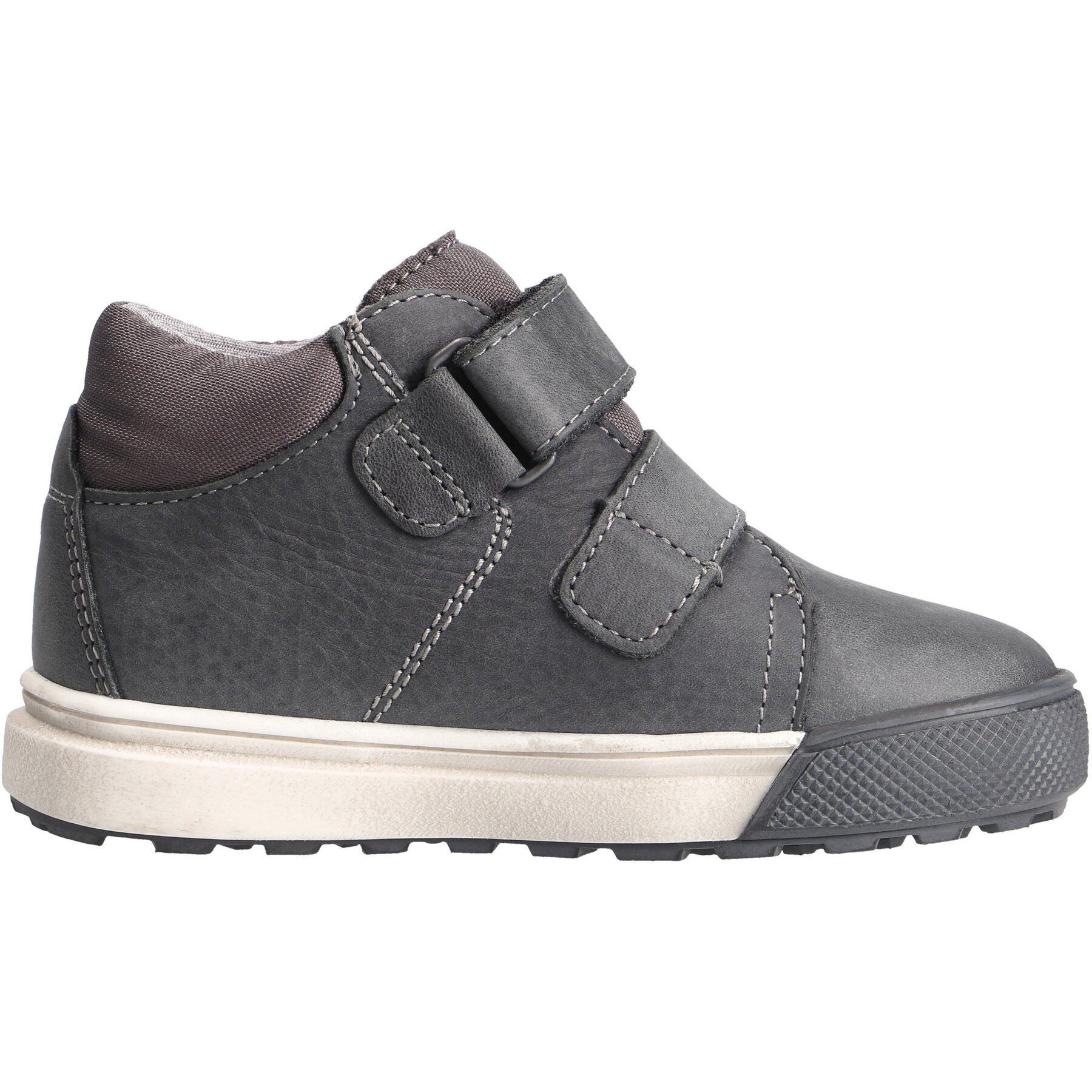 graue lauflernschuhe seitenansicht rechts