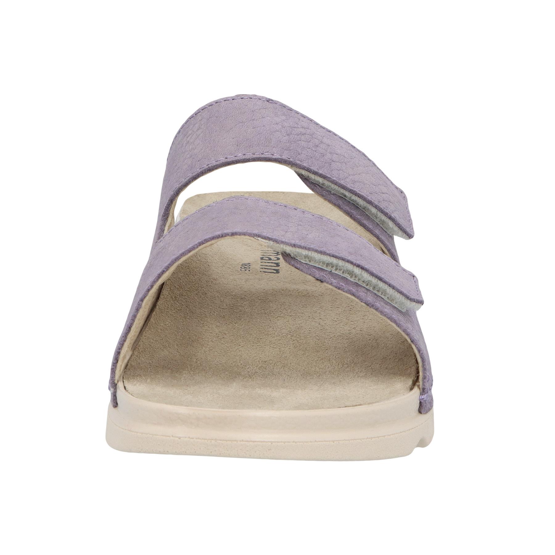 blaue pantolette vorderansicht