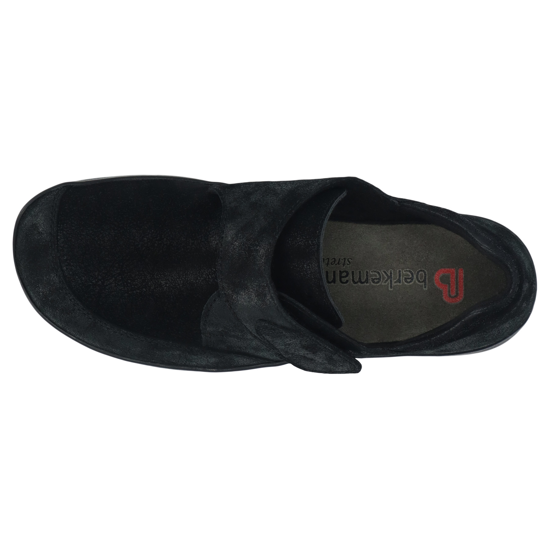 schwarze halbschuh draufsicht