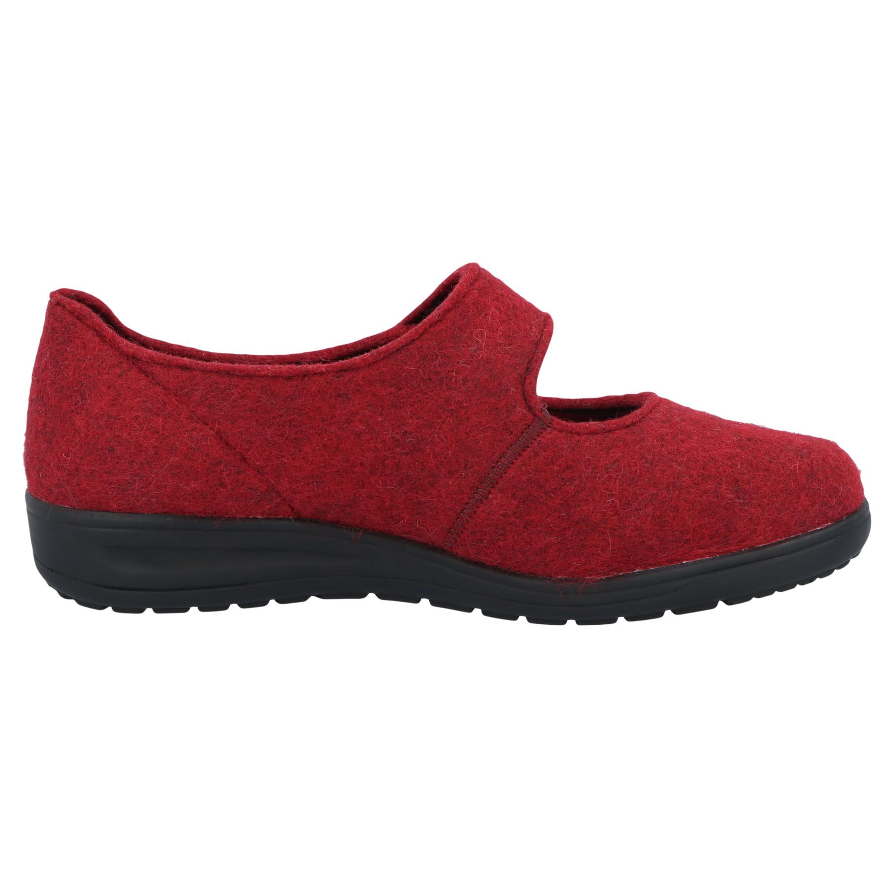 rote slipper seitenansicht rechts