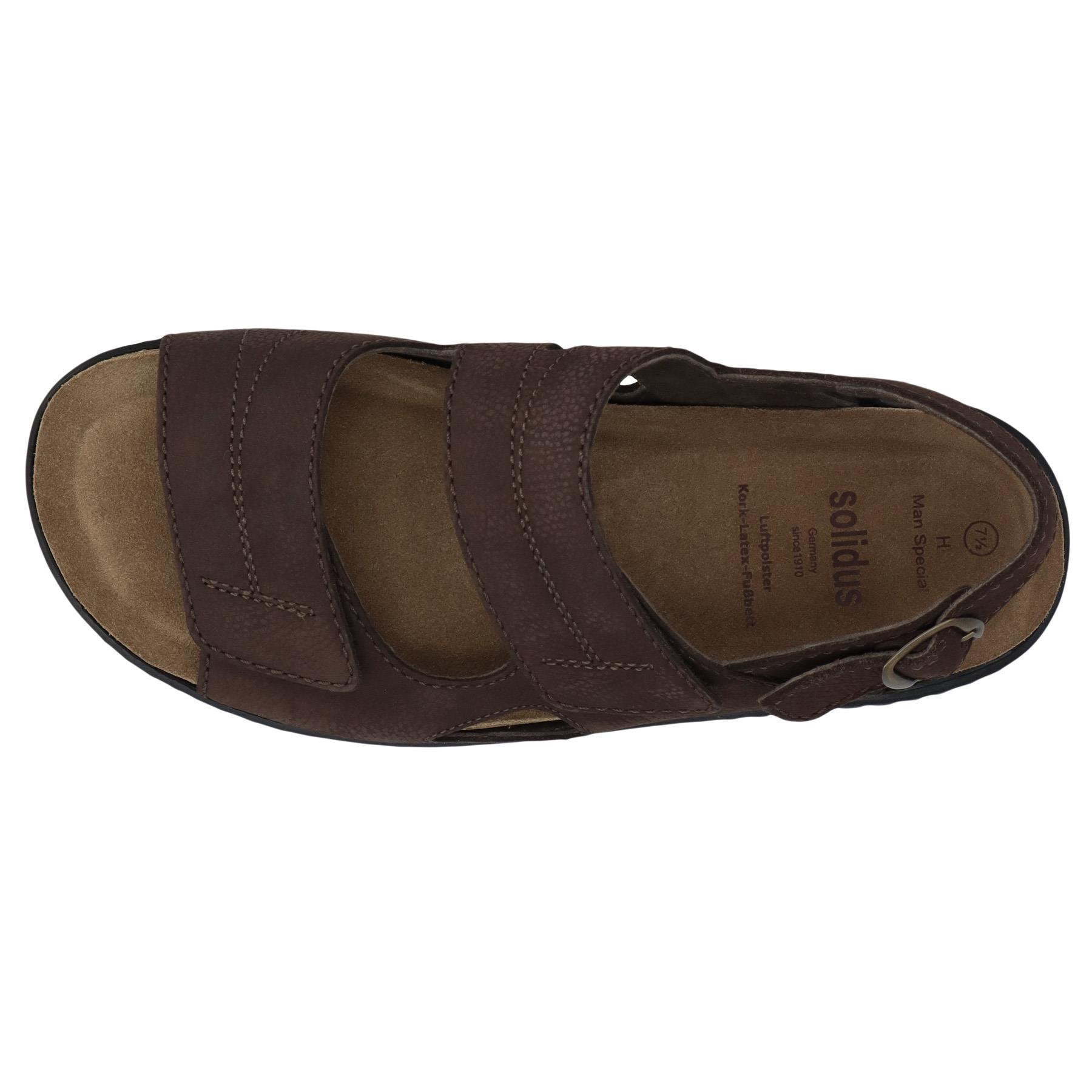 braune sandale draufsicht