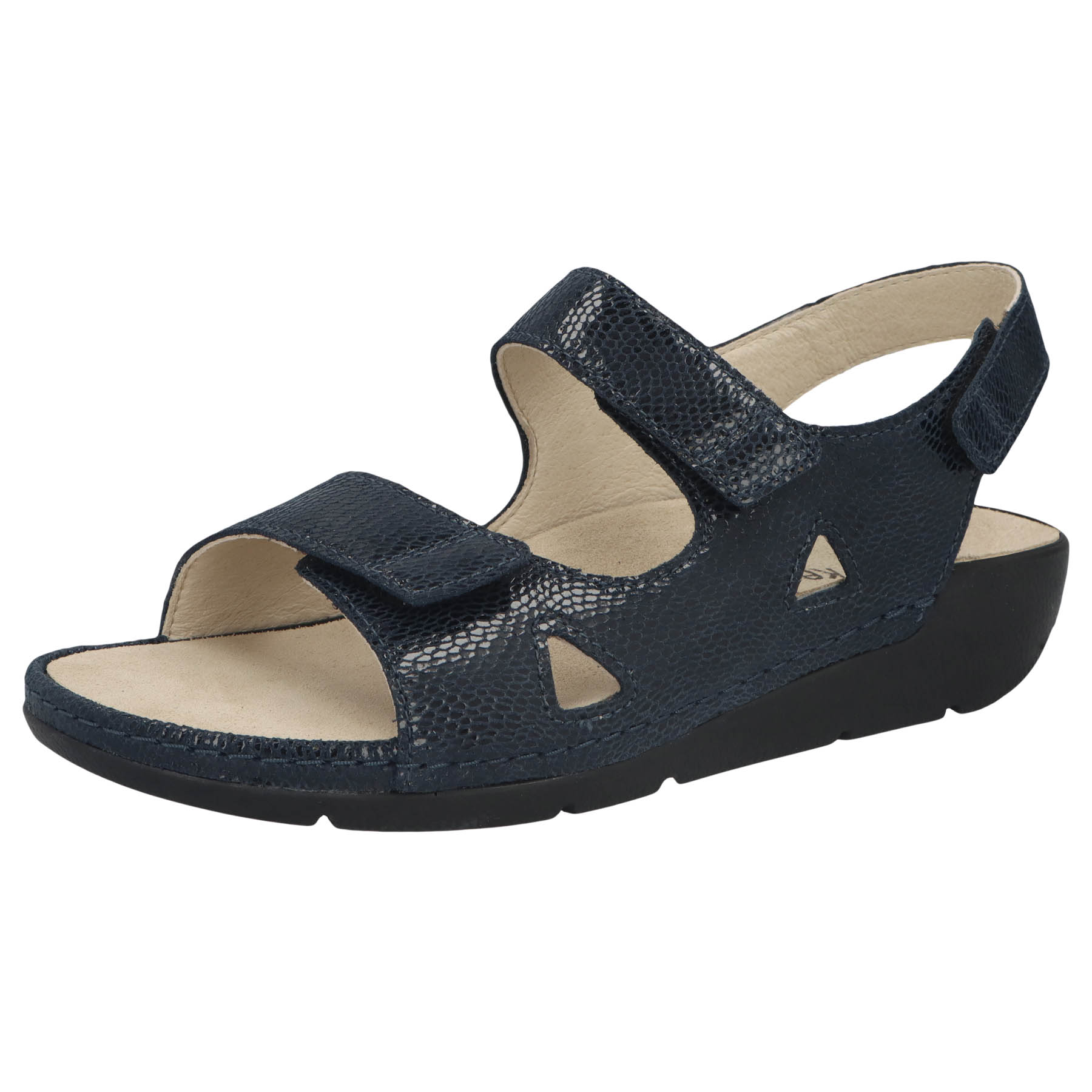 blaue sandale 3-4 ansicht