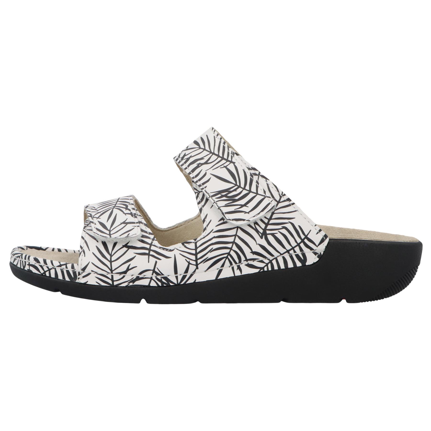 weiße pantolette seitenansicht links