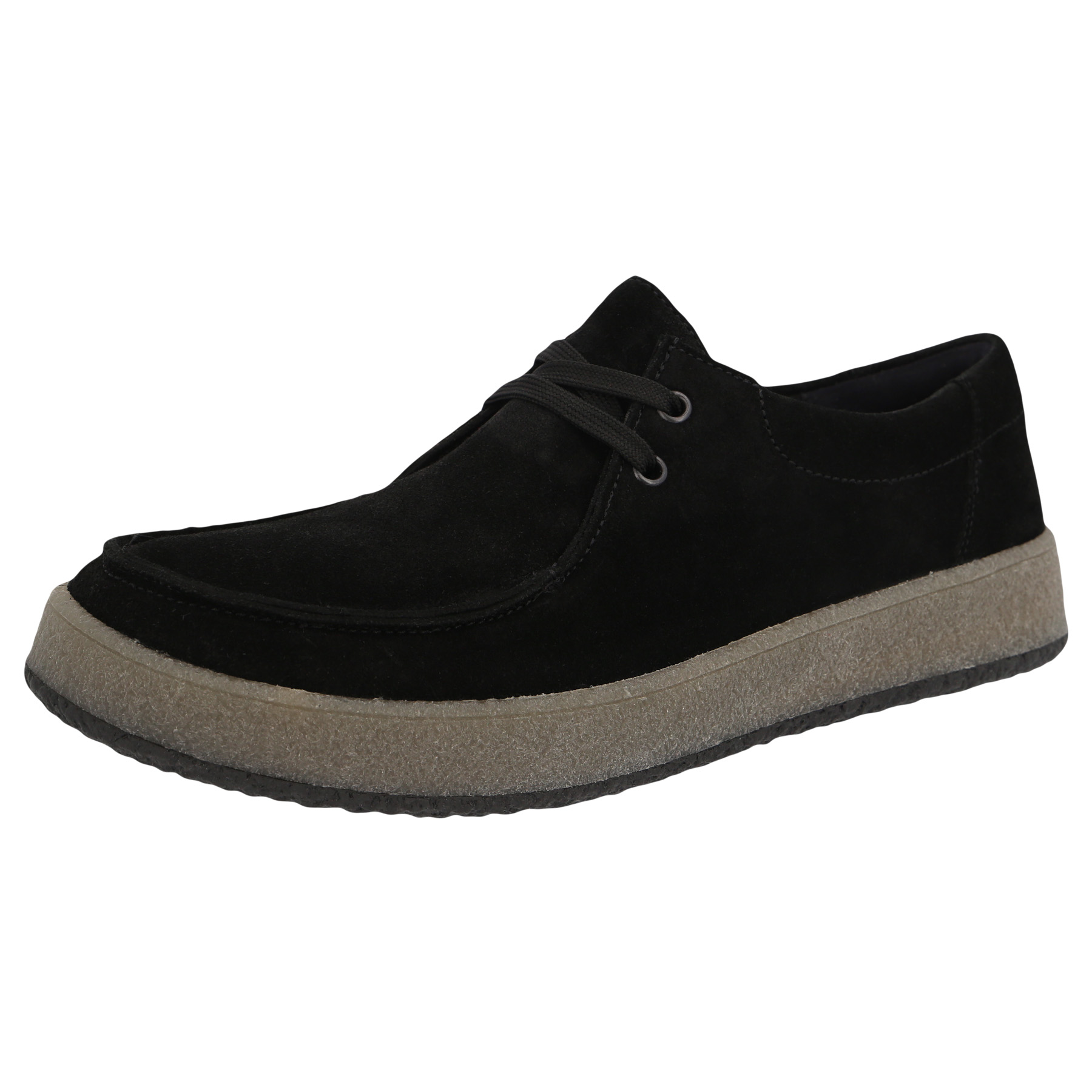schwarze halbschuh 3-4 ansicht