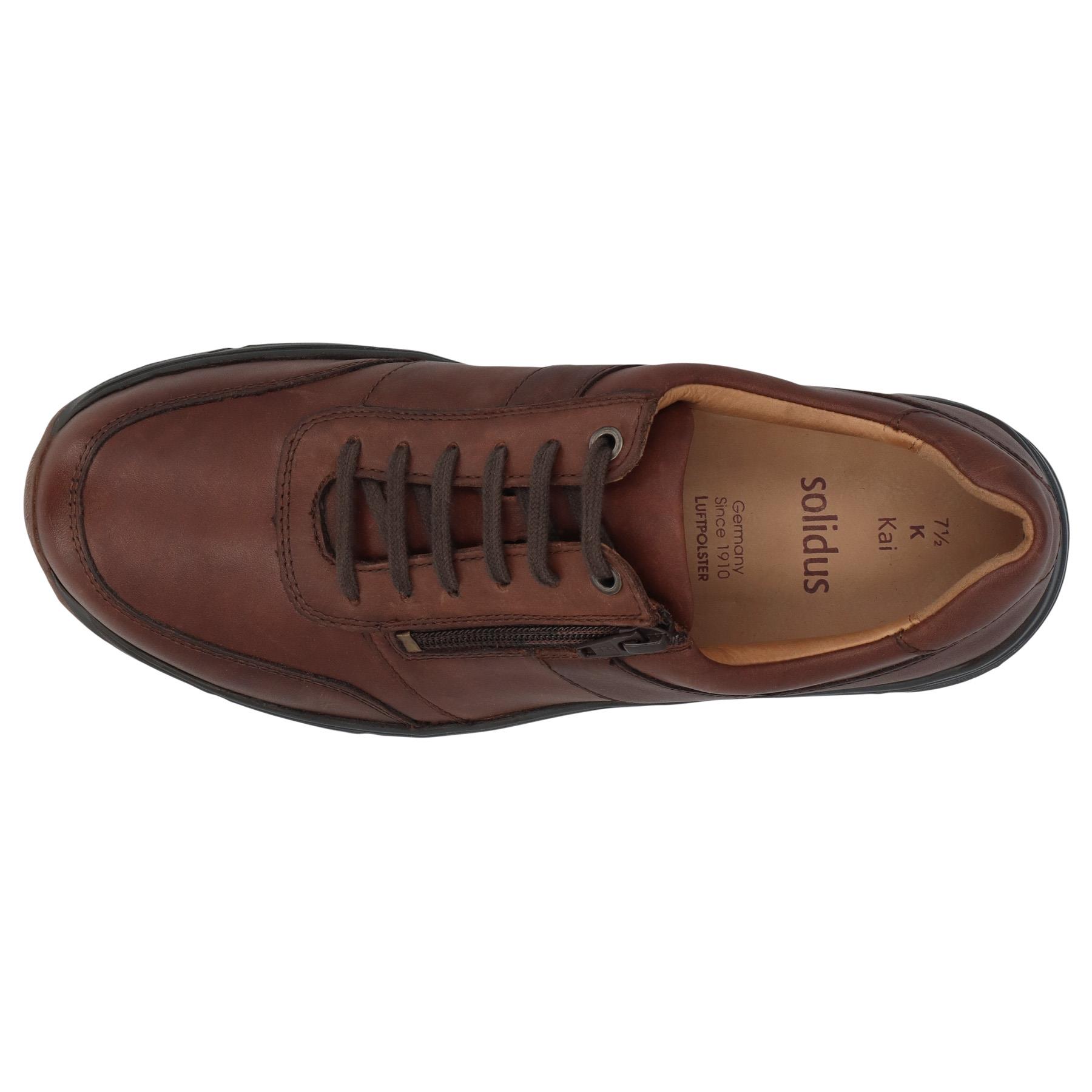 braune halbschuh draufsicht