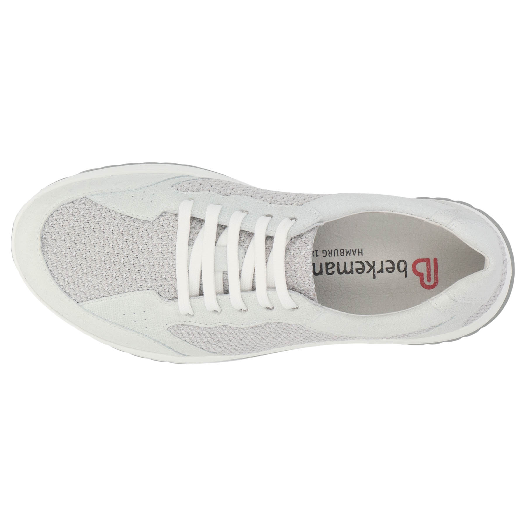 weiße halbschuh draufsicht