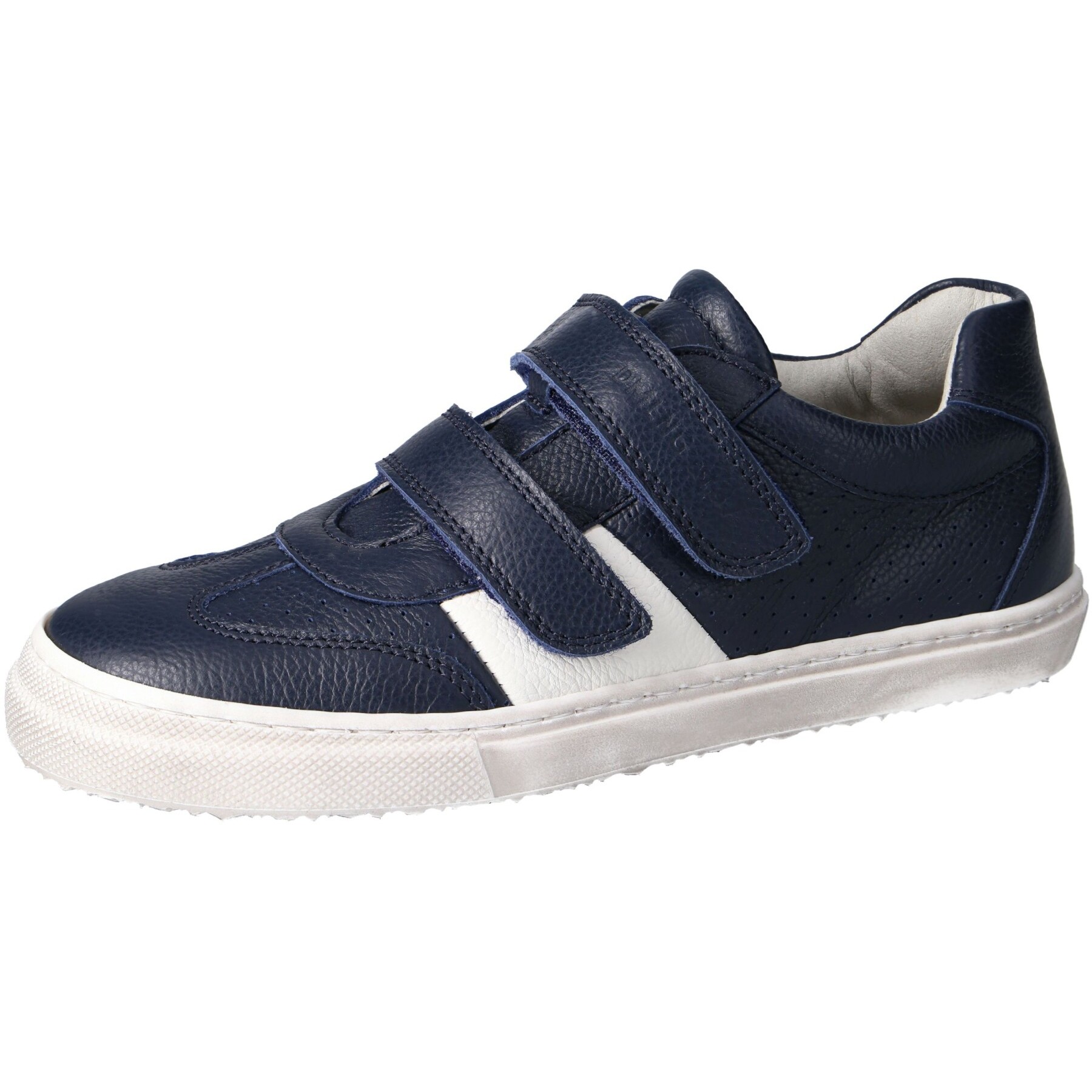 blaue halbschuh 3-4 ansicht