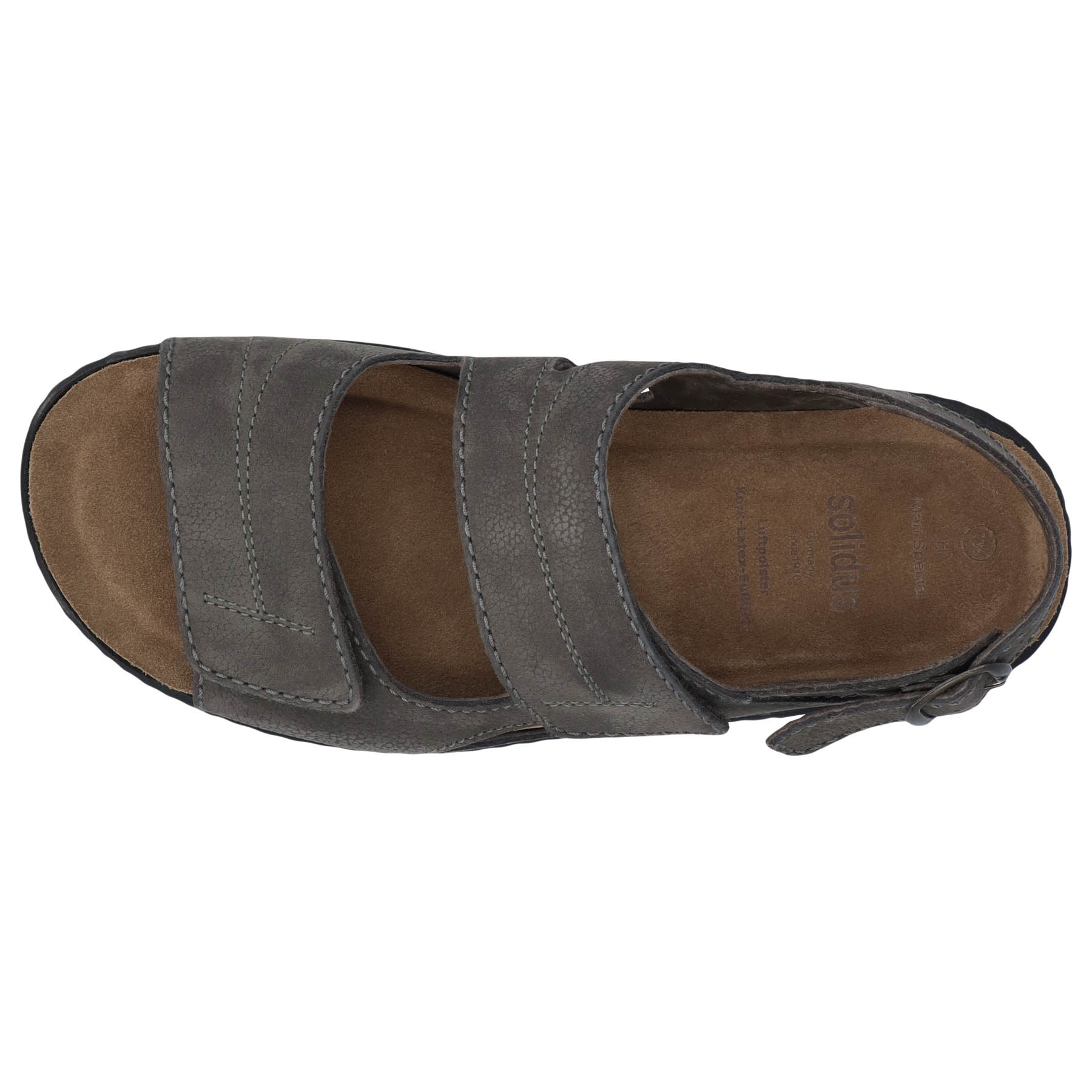 graue sandale draufsicht