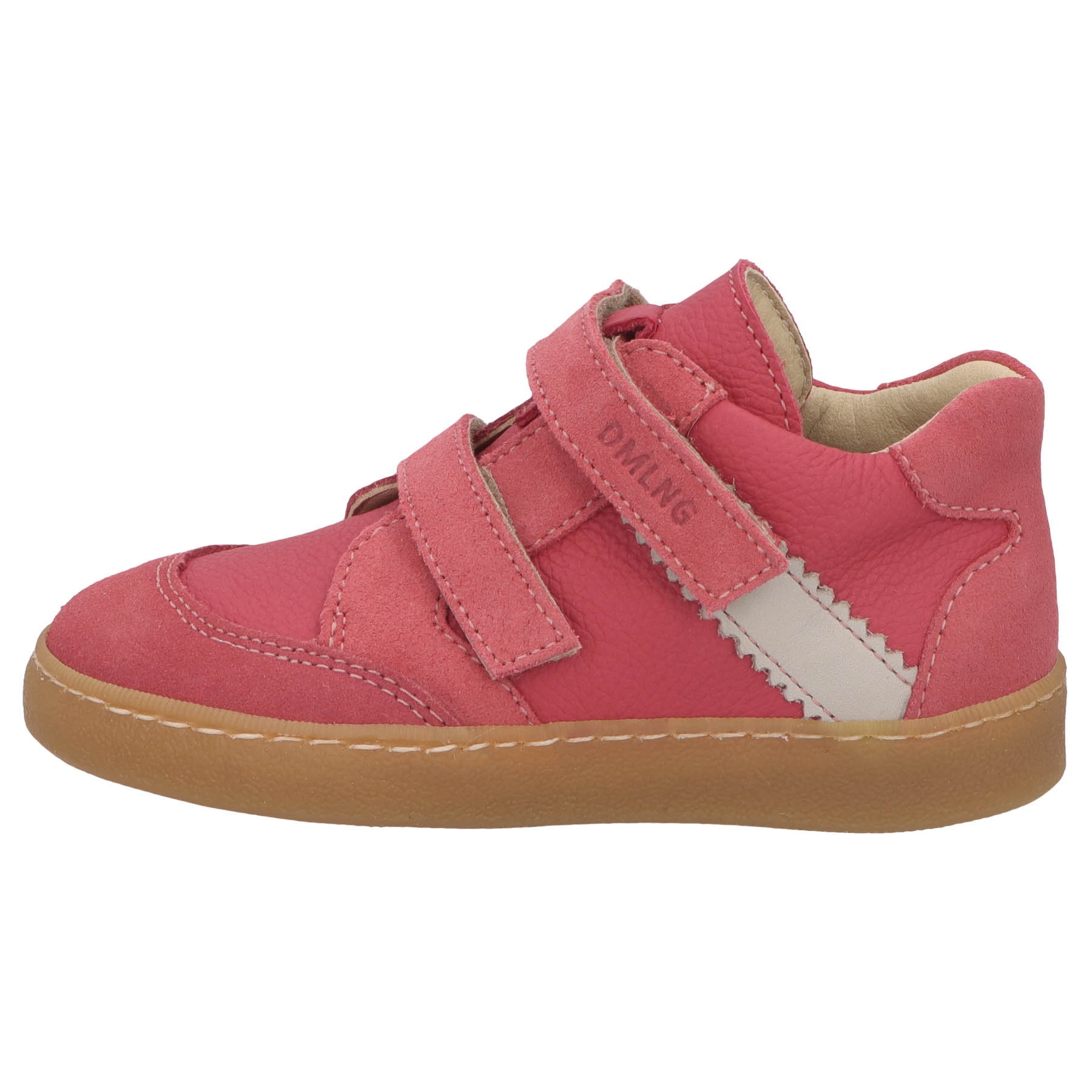 rote lauflernschuhe seitenansicht links