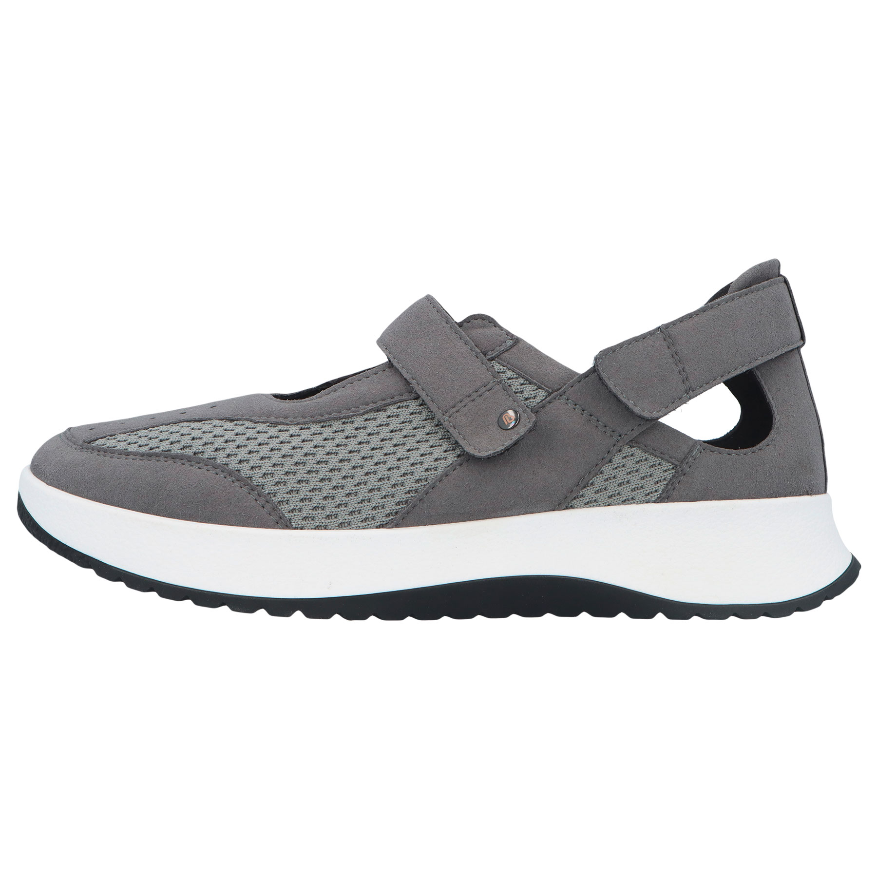 graue sneaker seitenansicht links