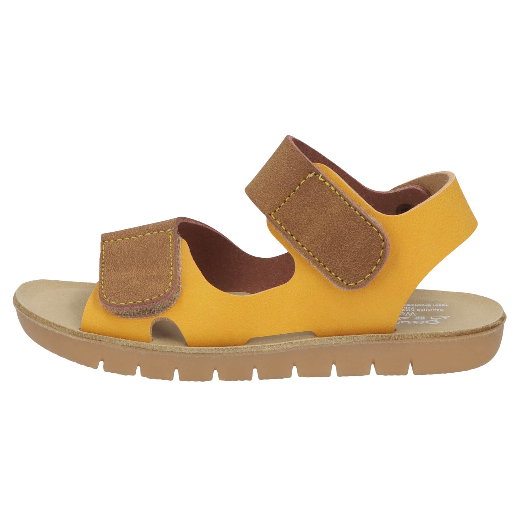 braune sandale seitenansicht links