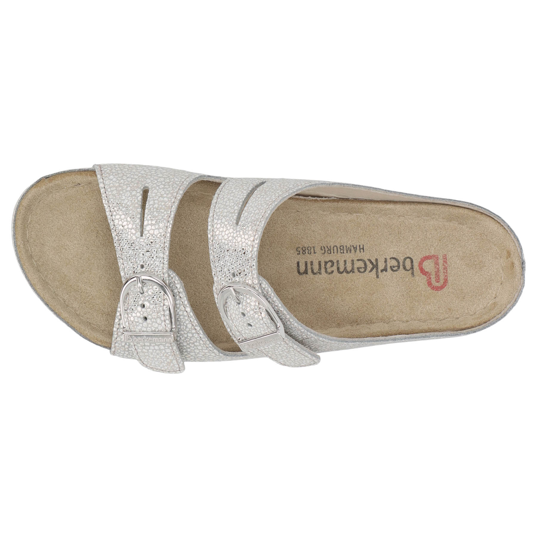 mehrfarbige pantolette draufsicht