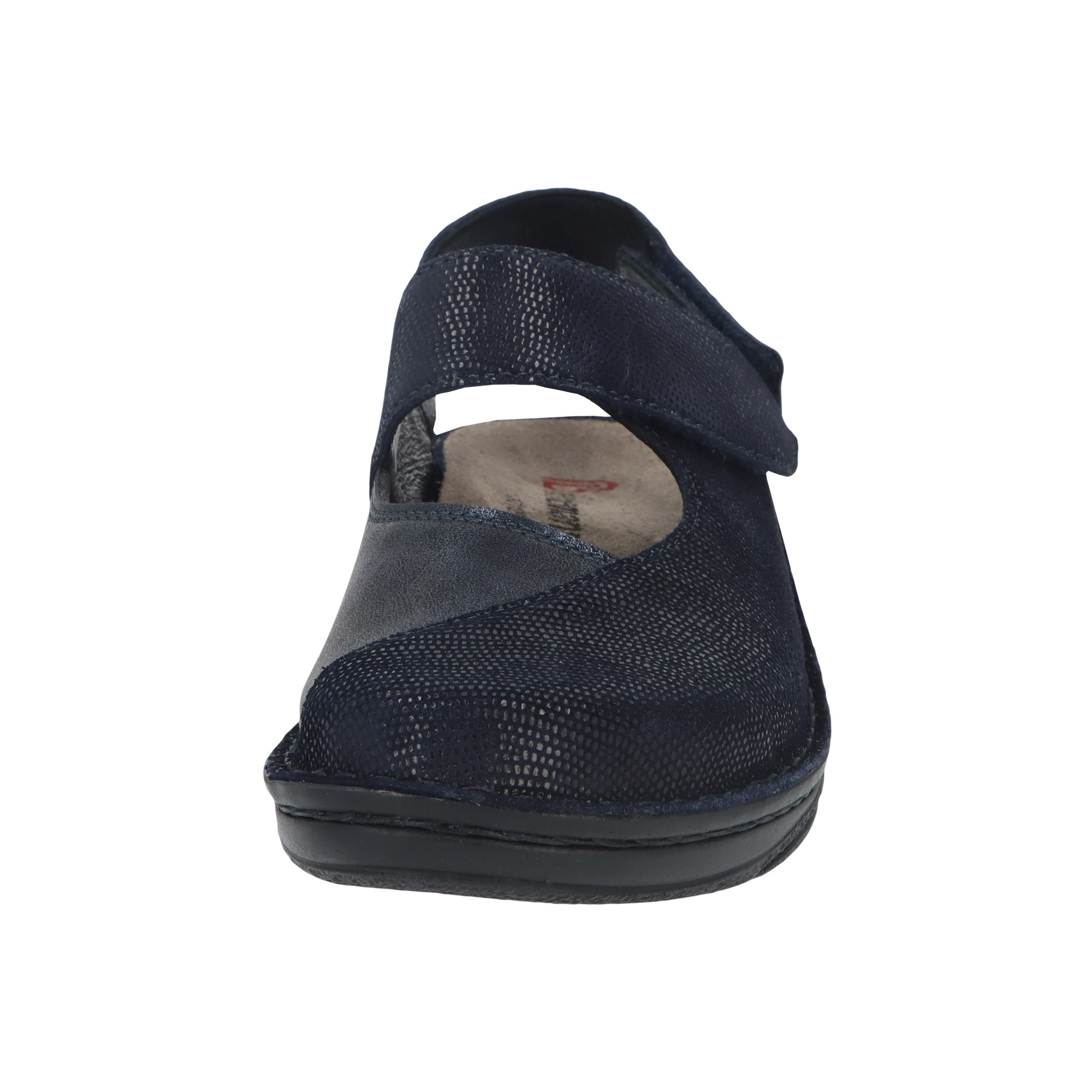 blaue clogs vorderansicht