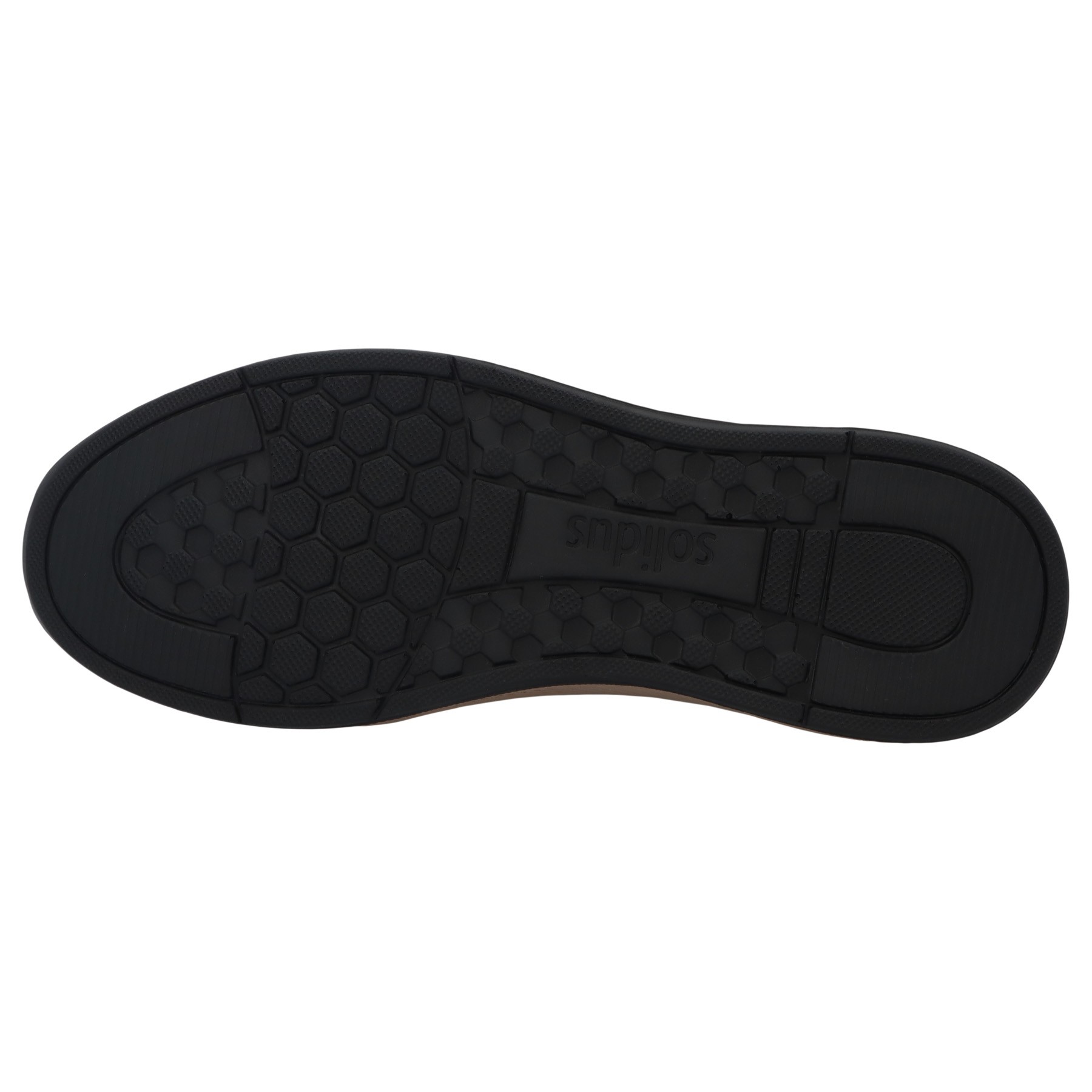 schwarze halbschuh sohlenansicht