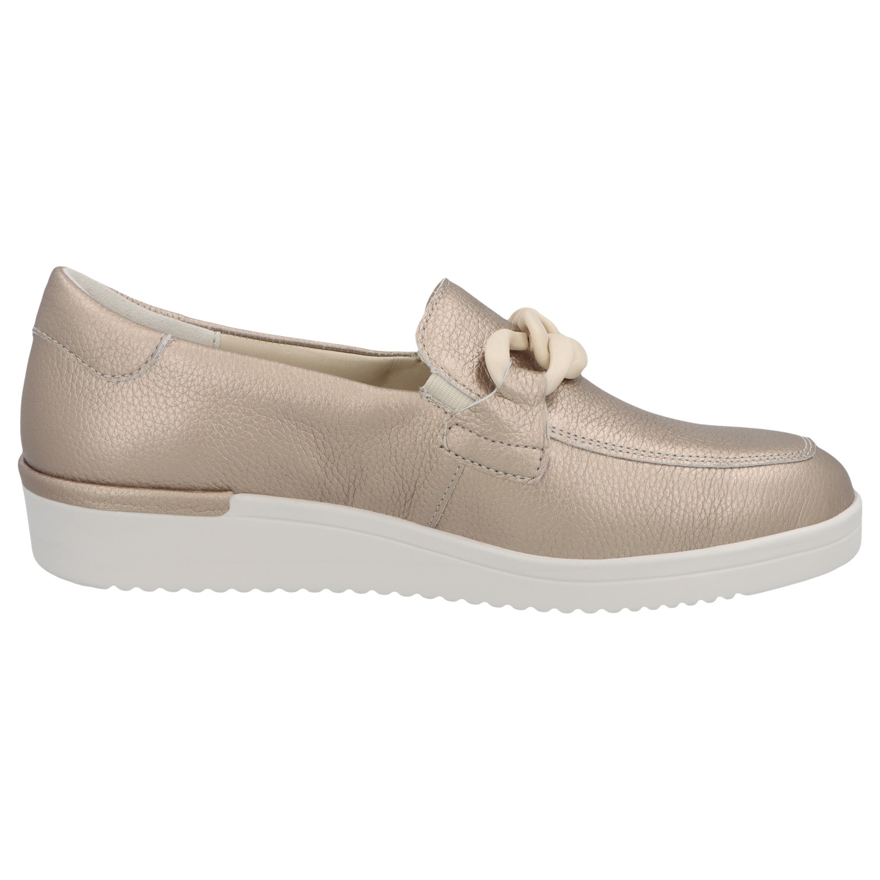 braune slipper seitenansicht rechts