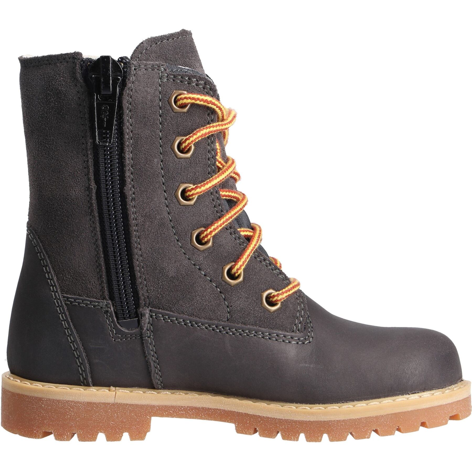 graue stiefeletten seitenansicht rechts