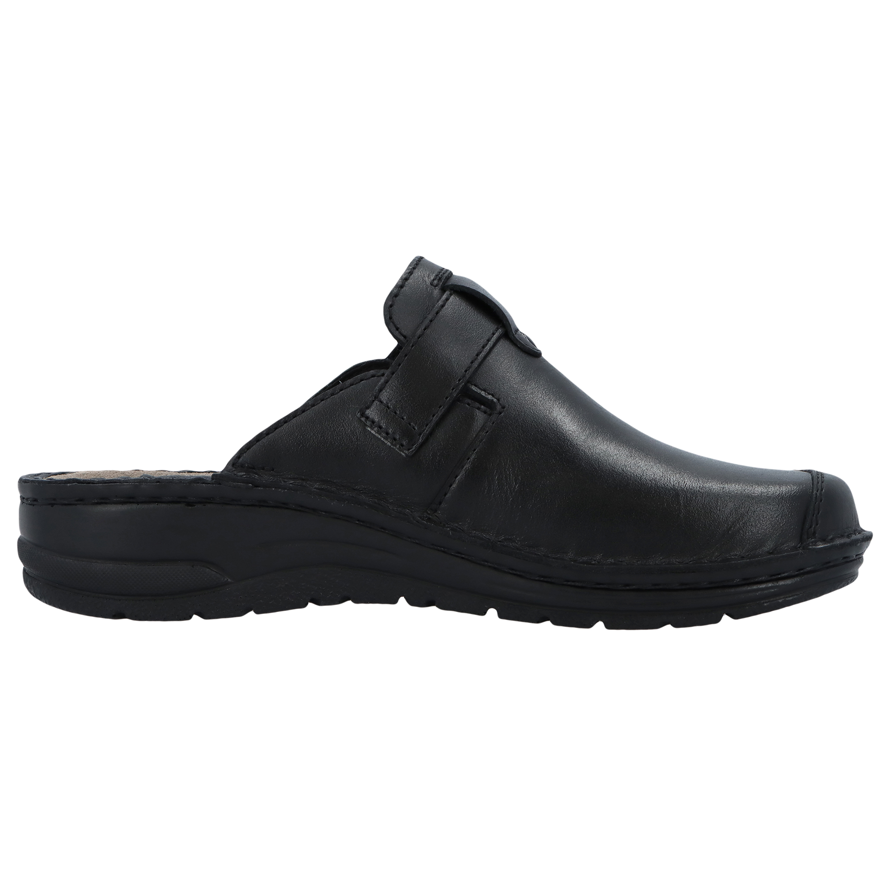 schwarze clogs seitenansicht rechts