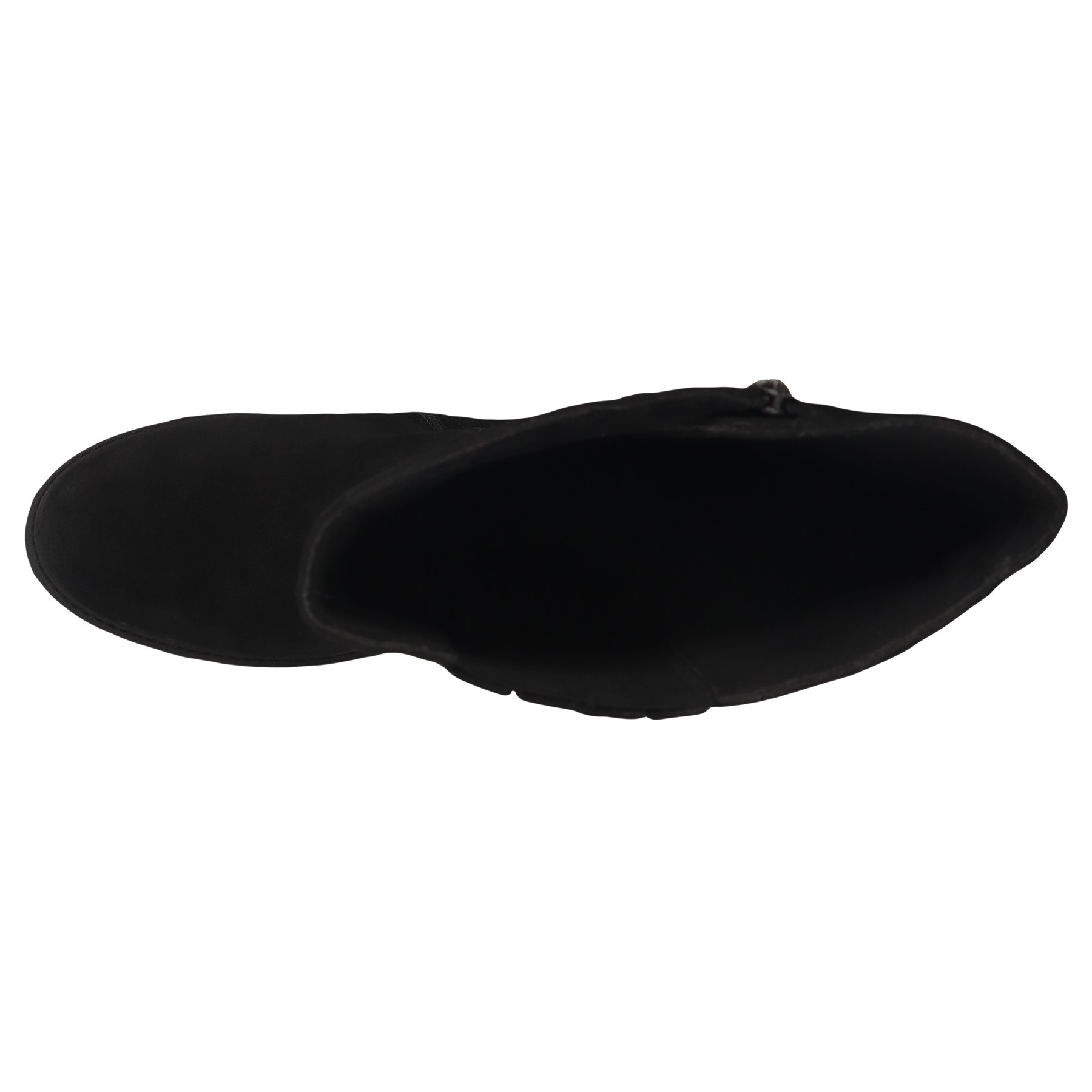 schwarze stiefel draufsicht