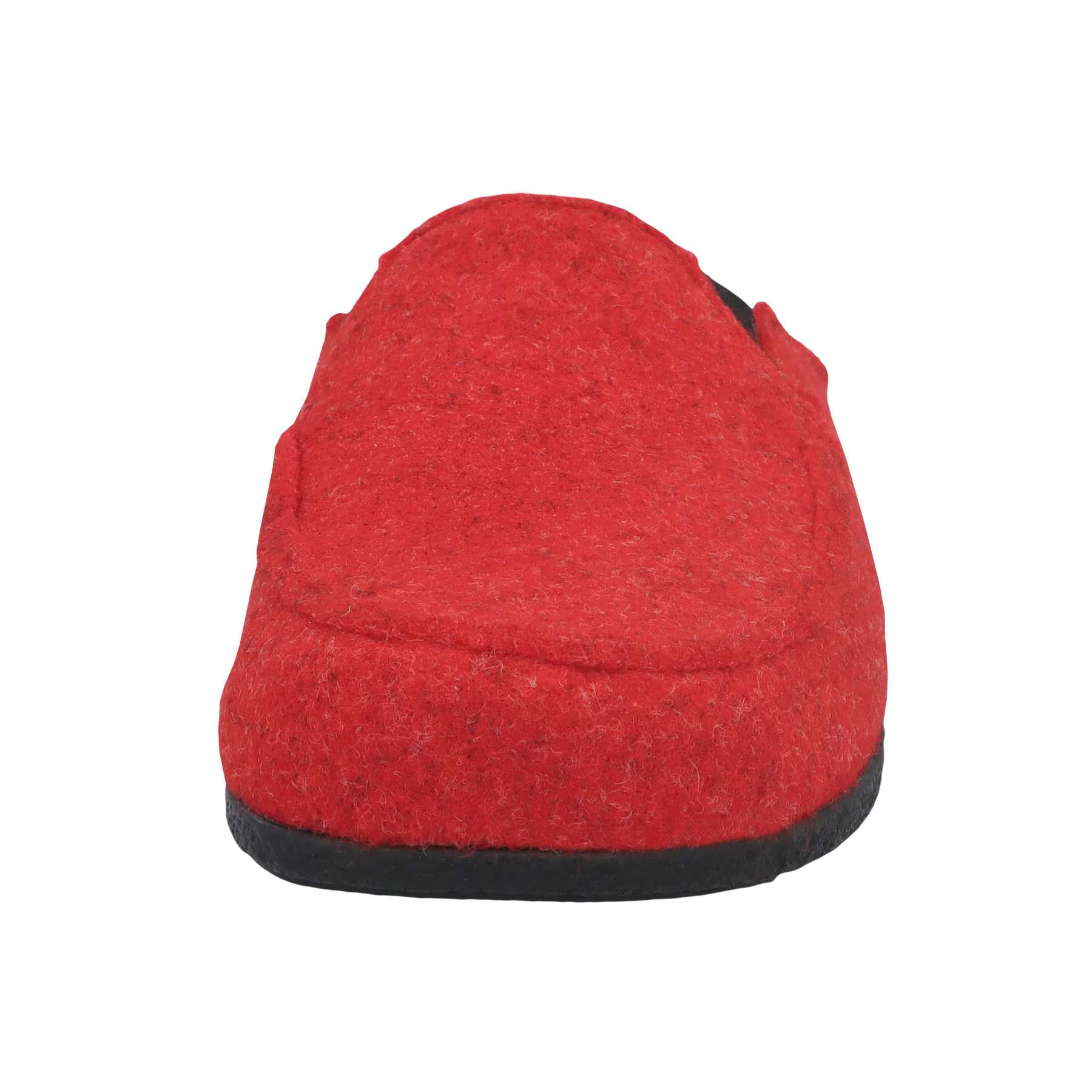 rote hausschuhe vorderansicht